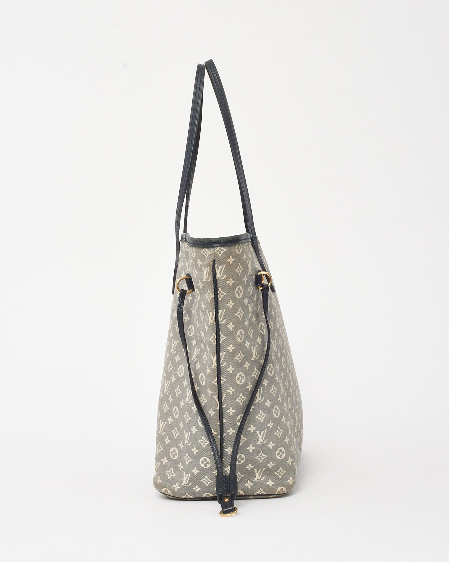 Louis Vuitton Blue Monogram Idylle Mini Lin Canvas Neverfull MM