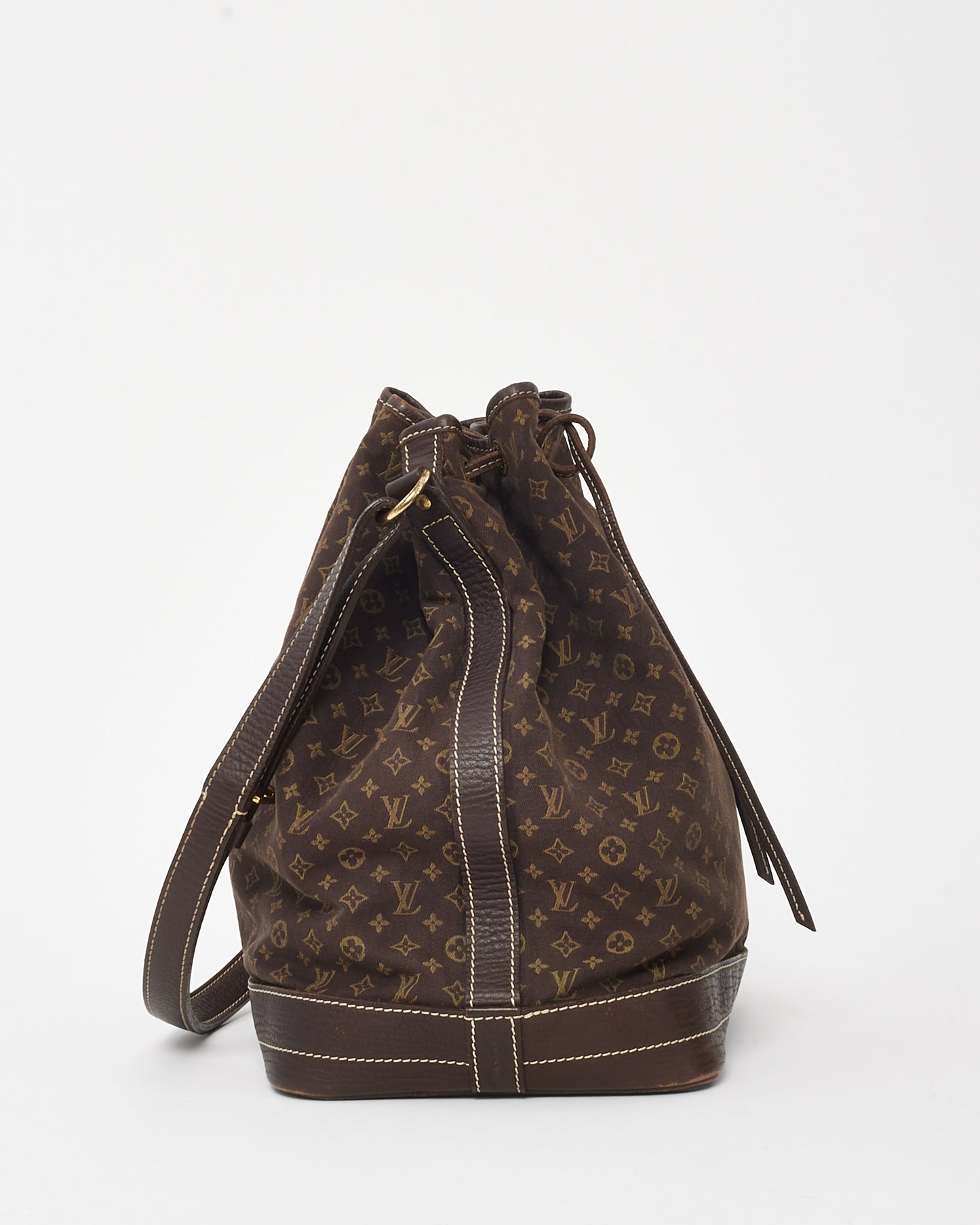 Louis Vuitton Brown Monogram Mini Lin Canvas Noe GM Bag