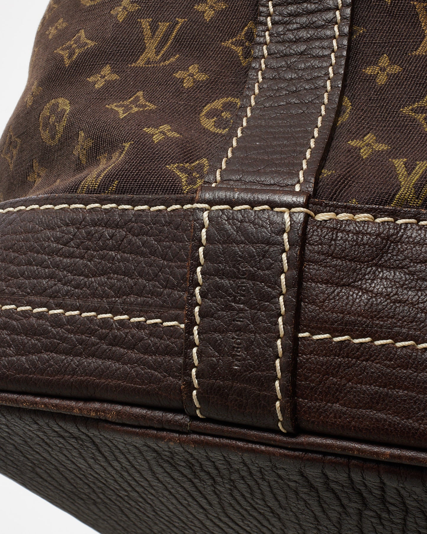 Louis Vuitton Brown Monogram Mini Lin Canvas Noe GM Bag