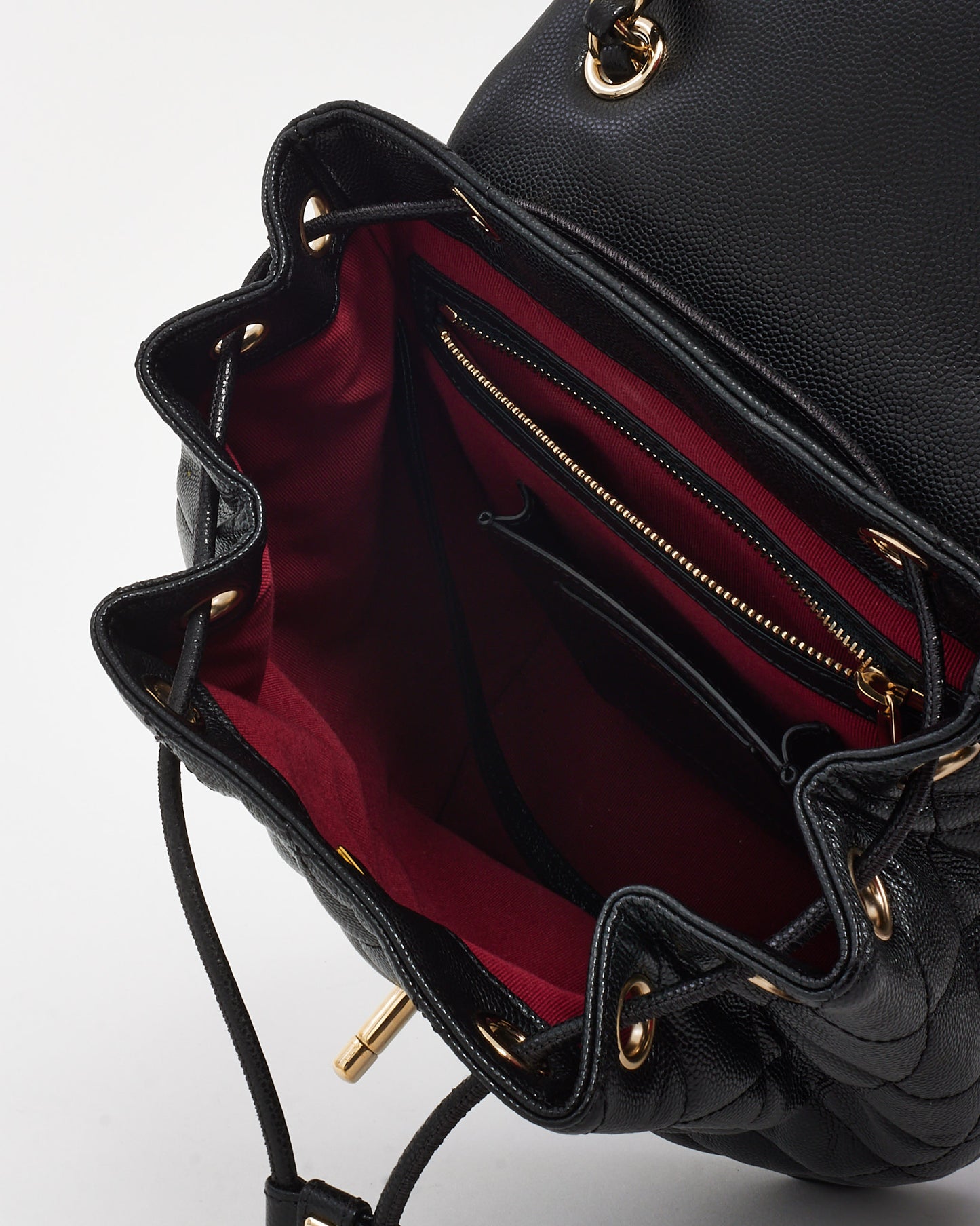 Chanel Black Caviar Leather Mini Urban Spirit NM Backpack GHW