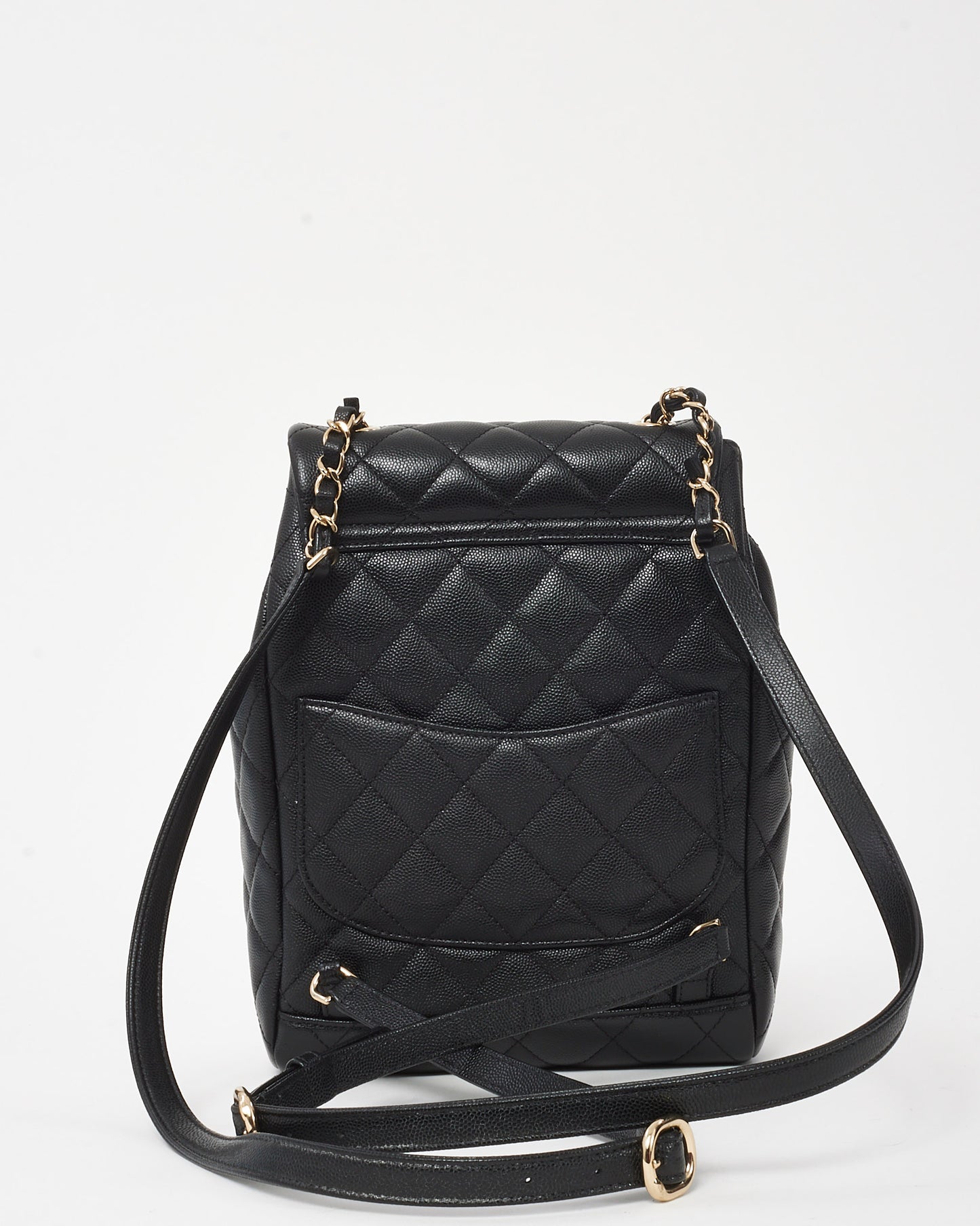 Chanel Black Caviar Leather Mini Urban Spirit NM Backpack GHW