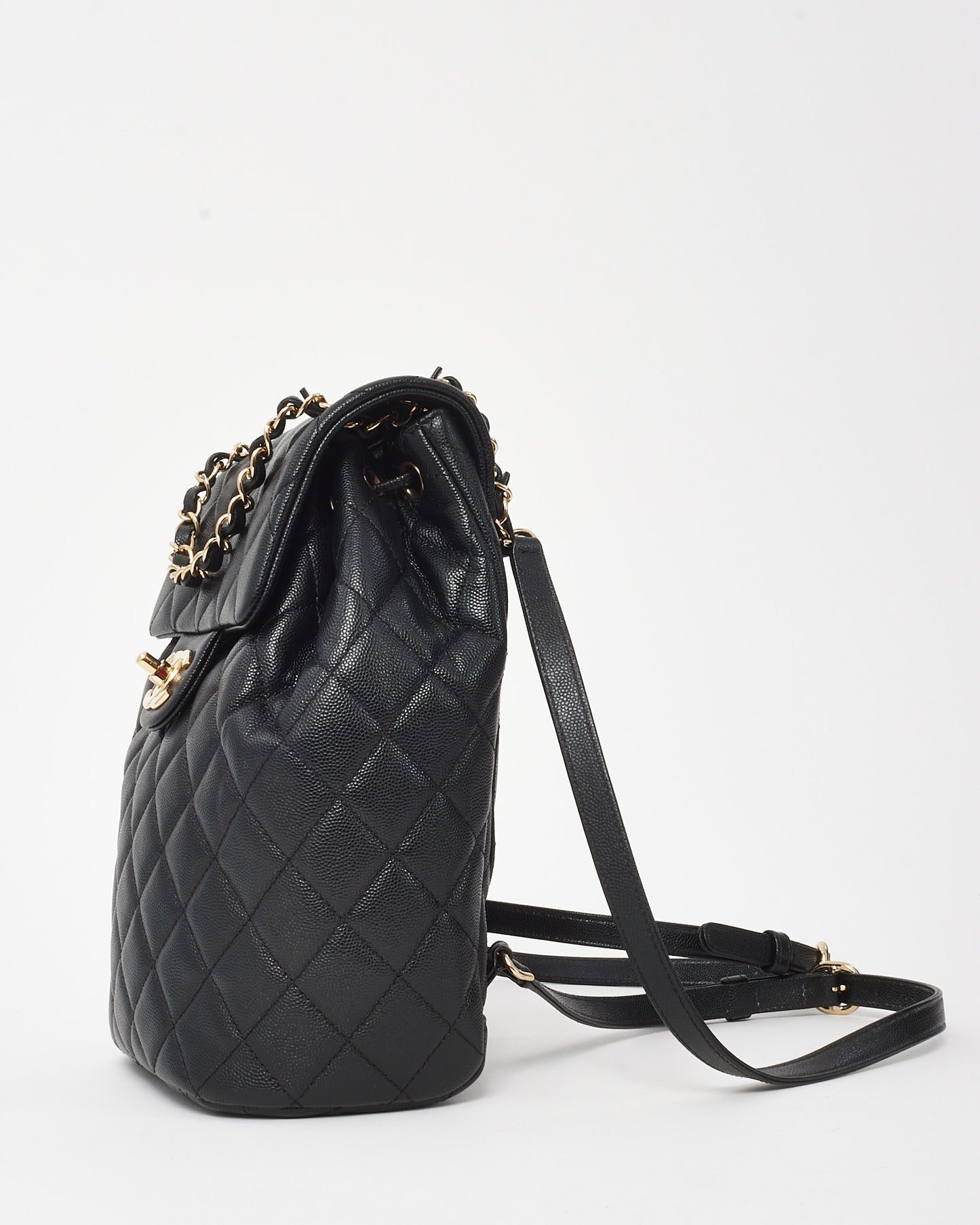 Chanel Black Caviar Leather Mini Urban Spirit NM Backpack GHW