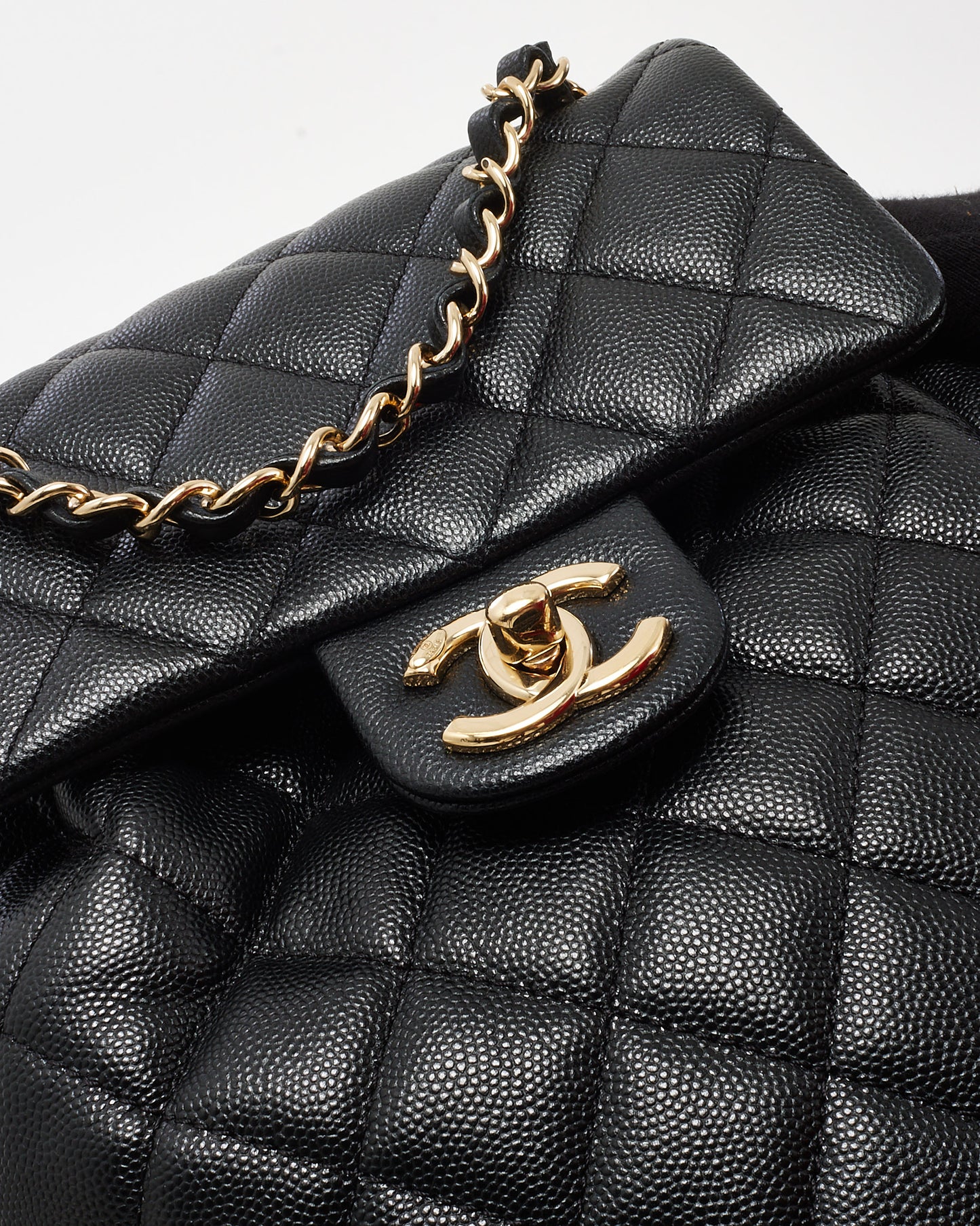 Chanel Black Caviar Leather Mini Urban Spirit NM Backpack GHW