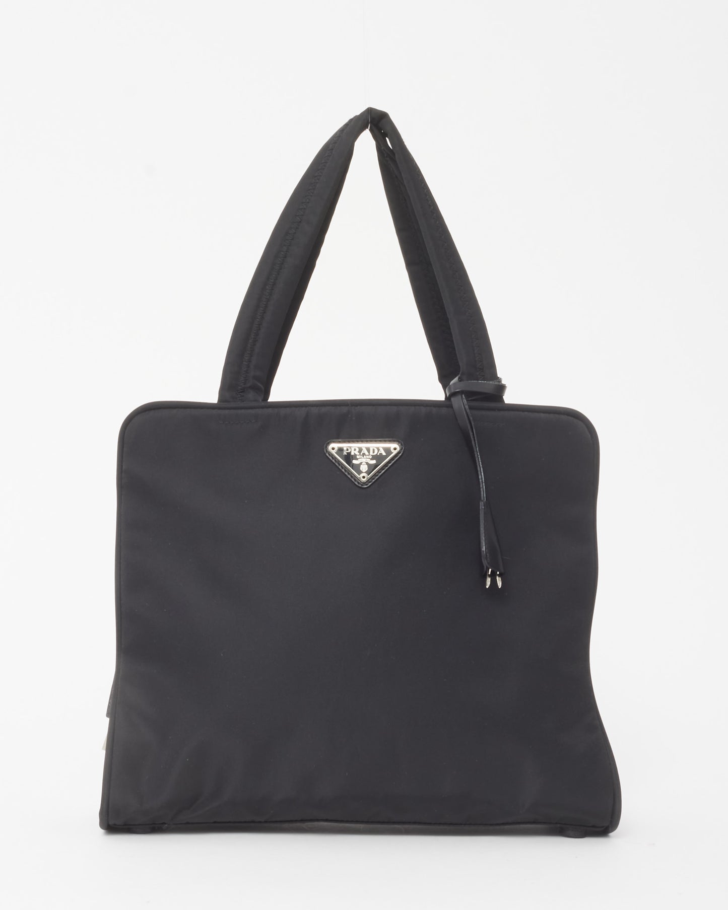 Prada Black Nylon Tessuto Compartment Tote B8497