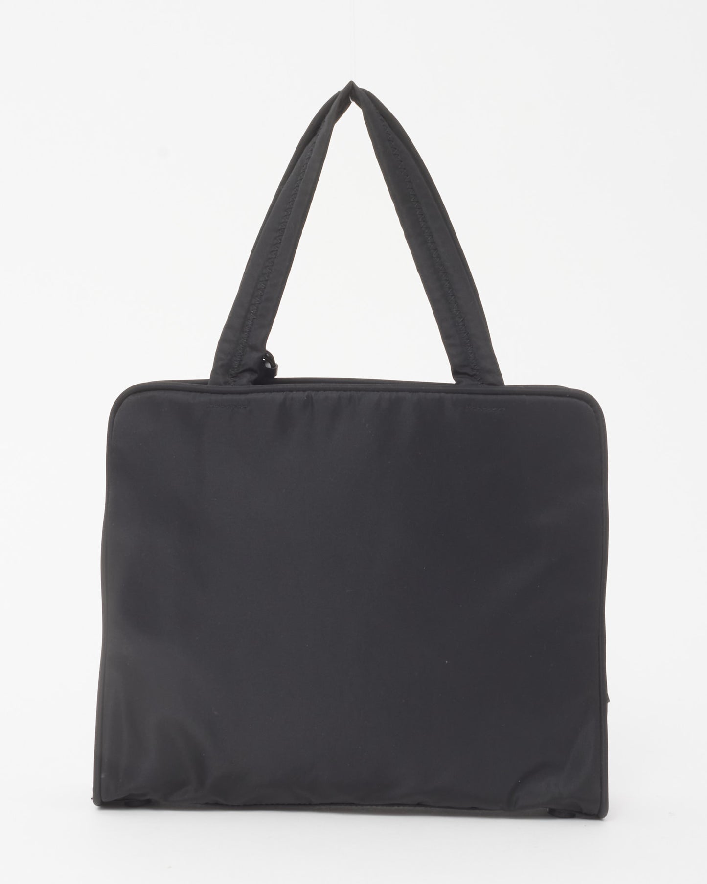 Prada Black Nylon Tessuto Compartment Tote B8497