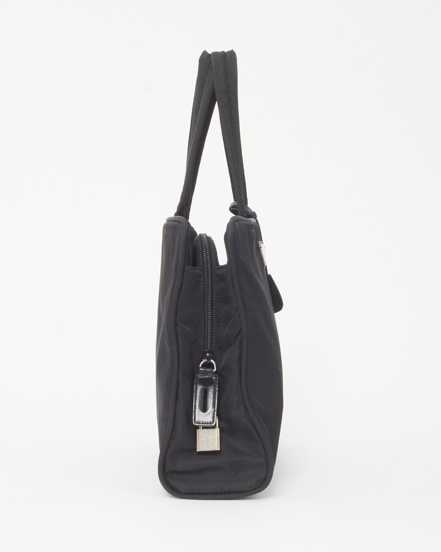 Prada Black Nylon Tessuto Compartment Tote B8497