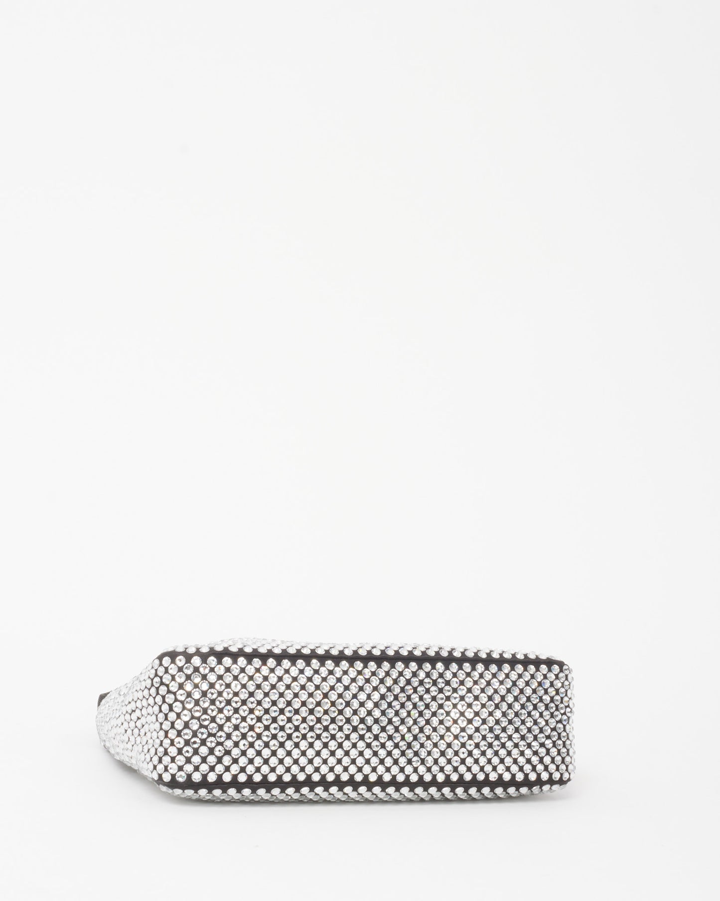 Prada Black Satin Crystal Re-Edition 2000 Mini Bag