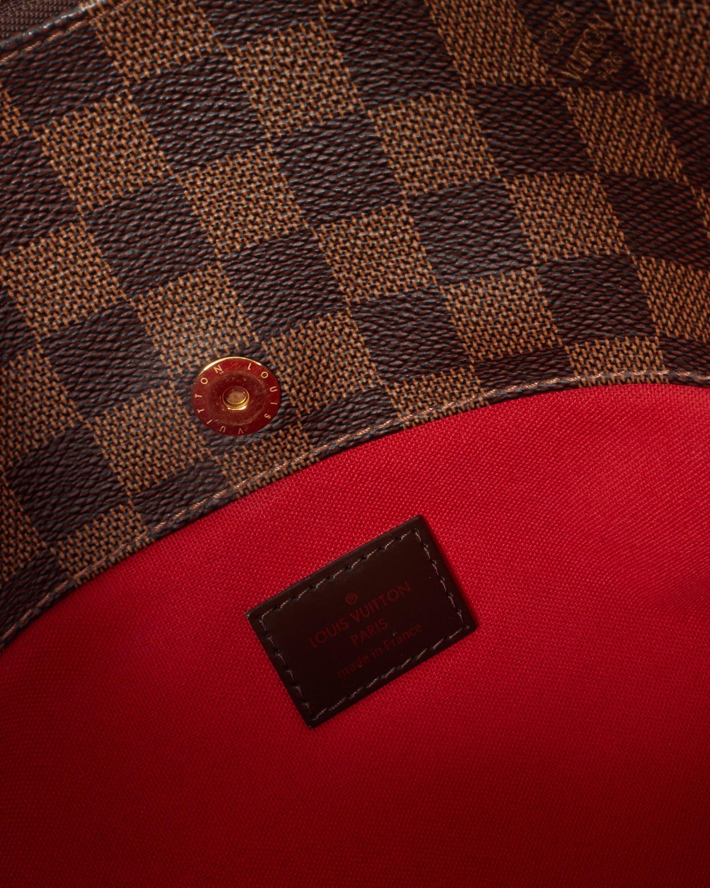 Louis Vuitton Damier Ebene Canvas Bloomsbury PM Crossbody Bag