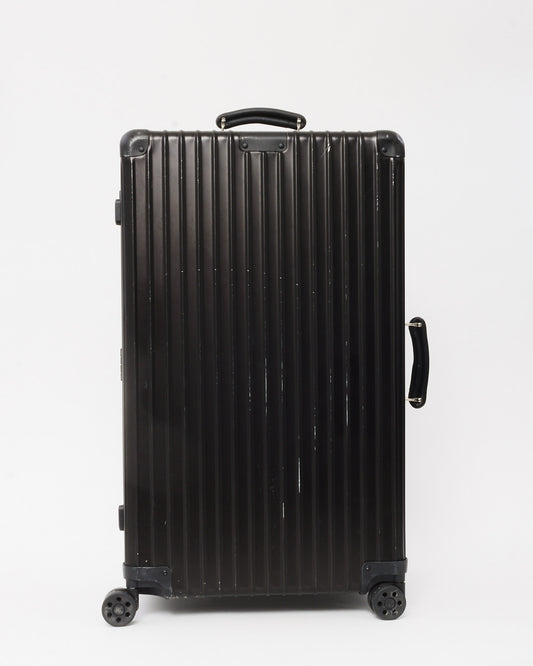 Rimowa Black Aluminum Classic Trunk Luggage