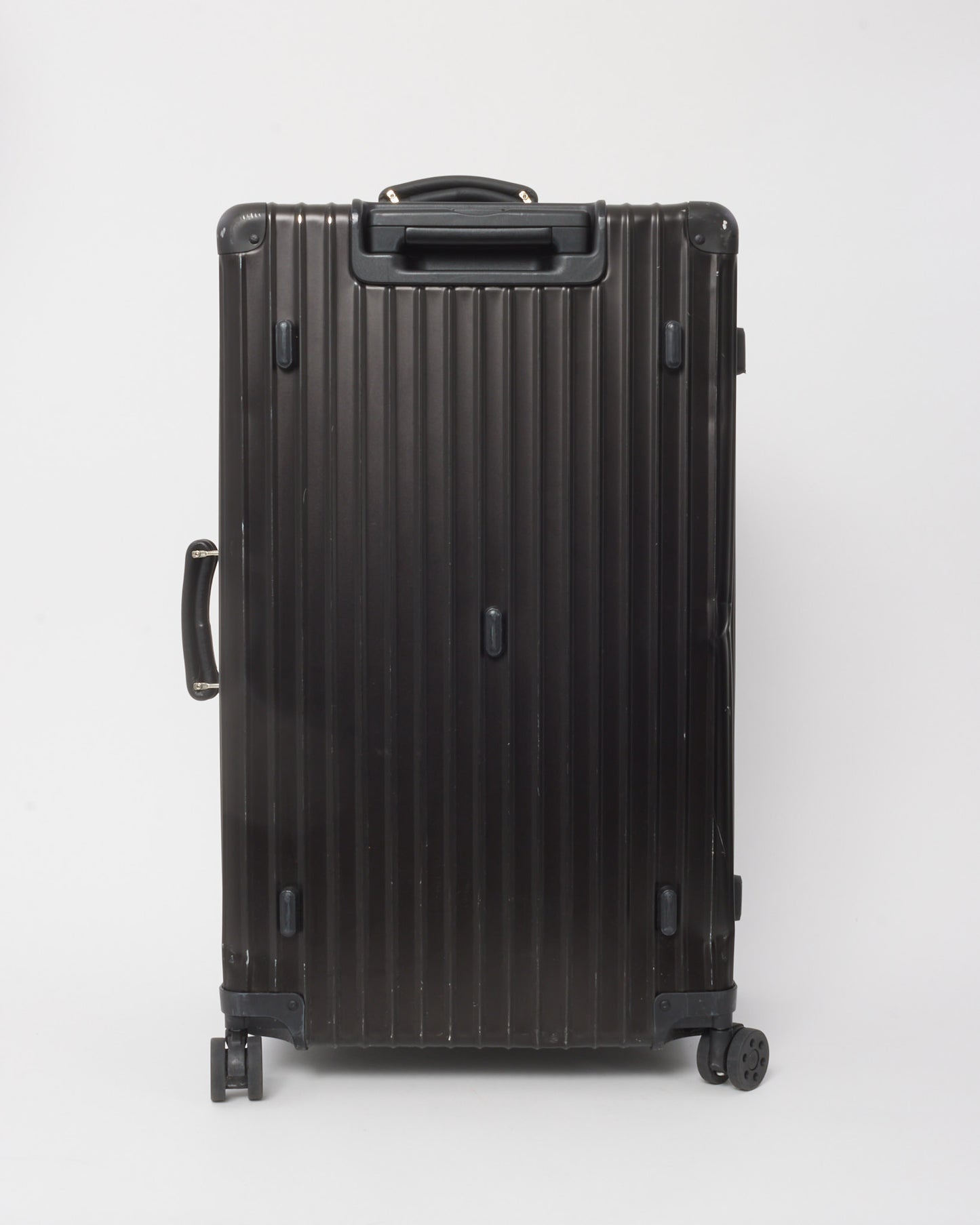 Rimowa Black Aluminum Classic Trunk Luggage