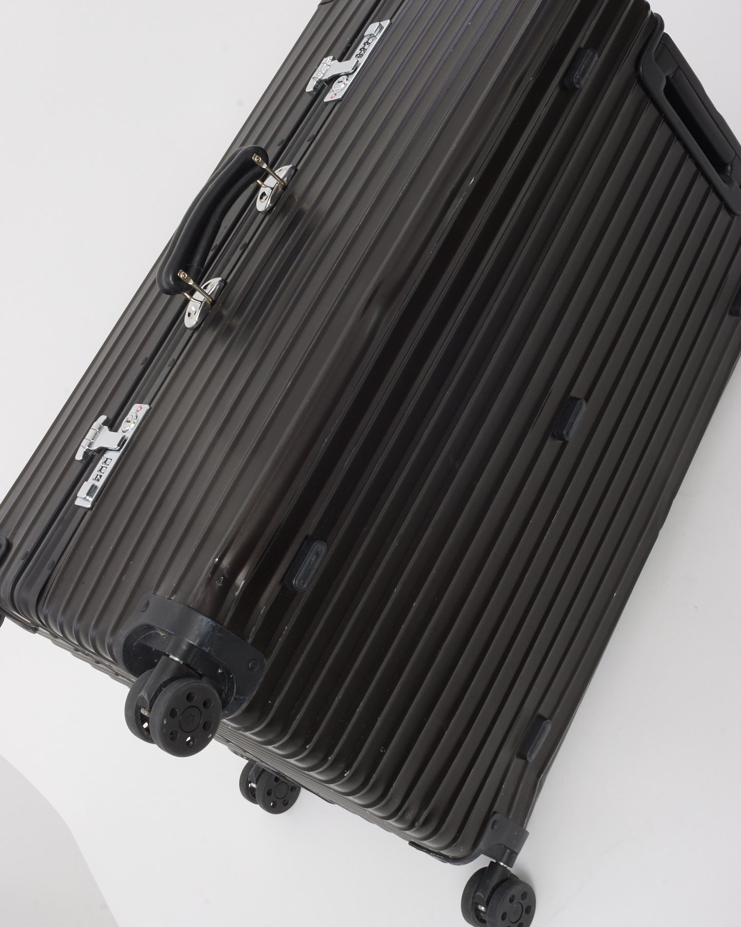 Rimowa Black Aluminum Classic Trunk Luggage