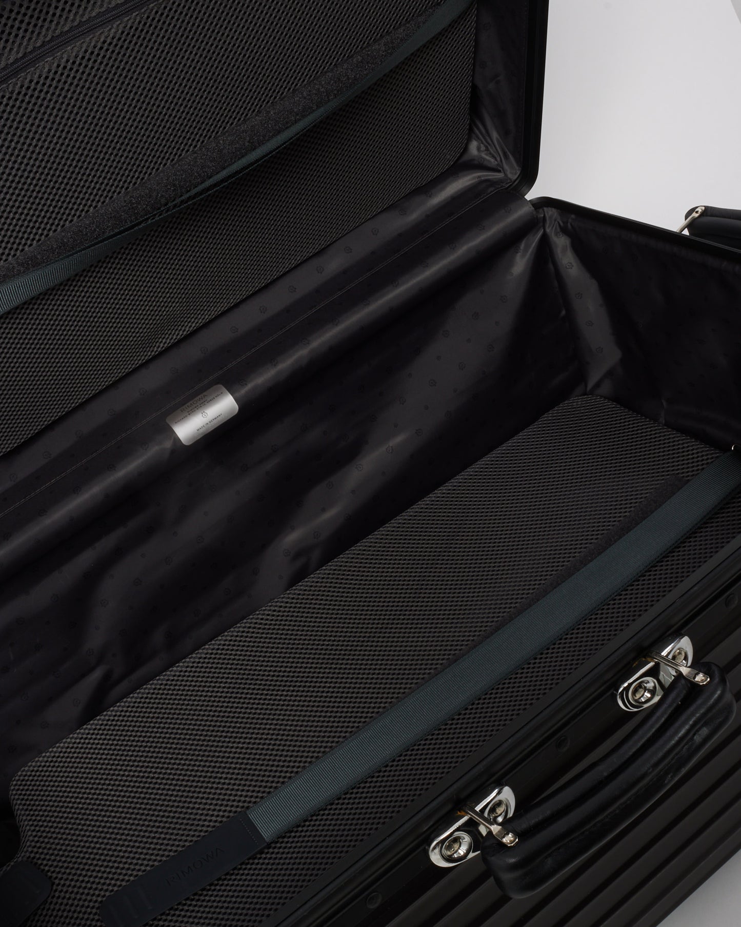 Rimowa Black Aluminum Classic Trunk Luggage