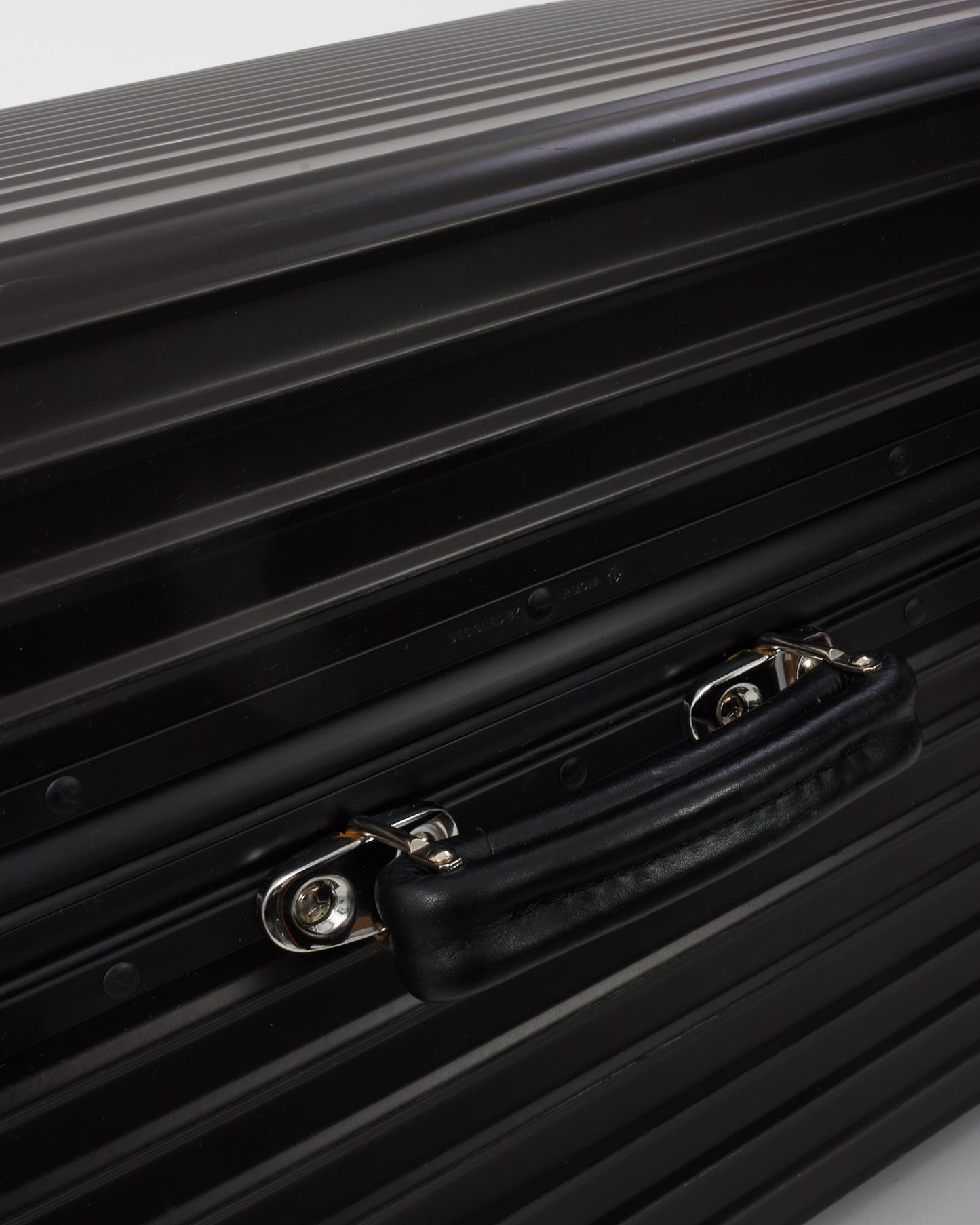 Rimowa Black Aluminum Classic Trunk Luggage