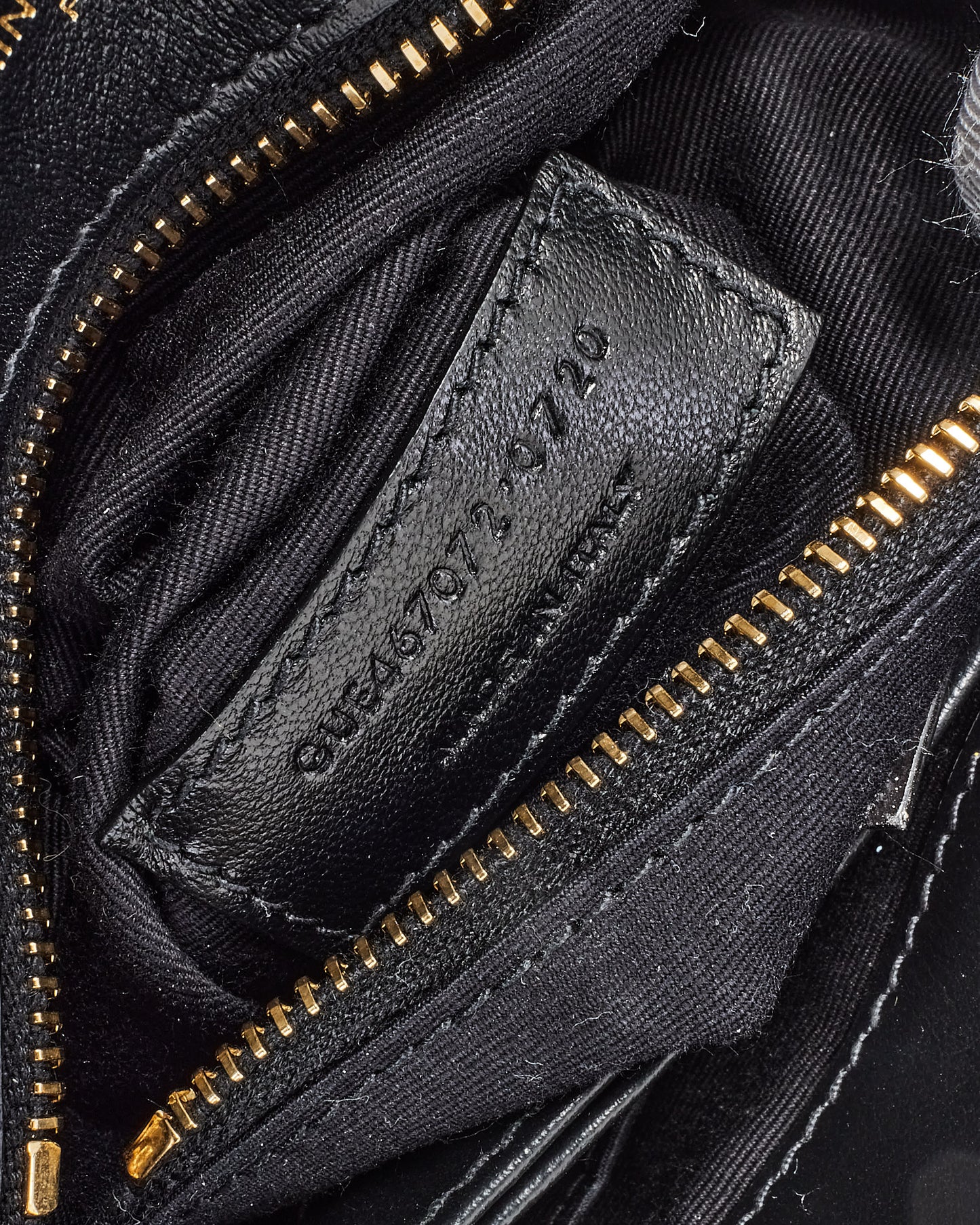 Saint Laurent Black Leather Toy LouLou Crossbody Bag GHW