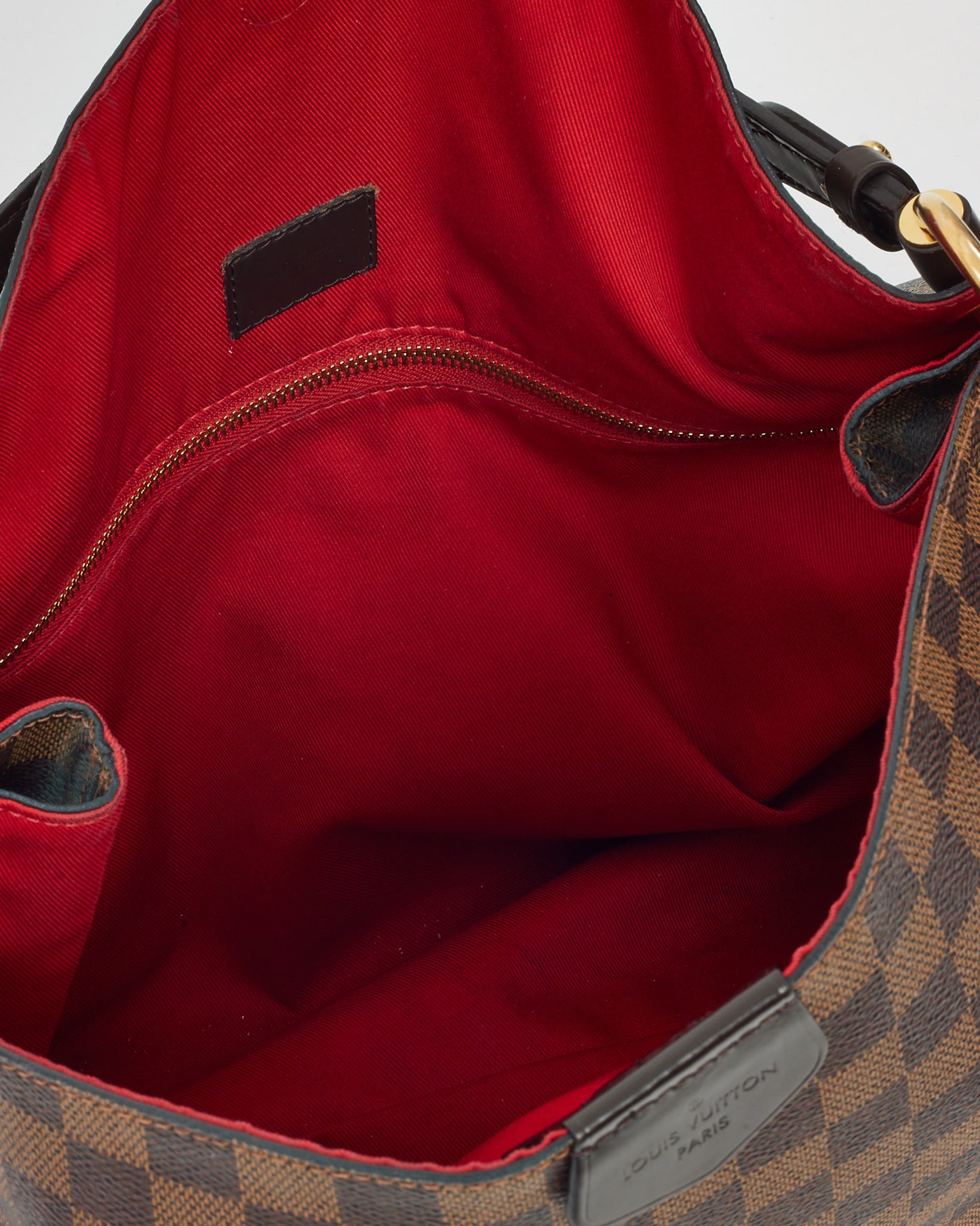 Louis Vuitton Damier Ebene Coated Canvas Graceful MM Hobo Shoulder Bag