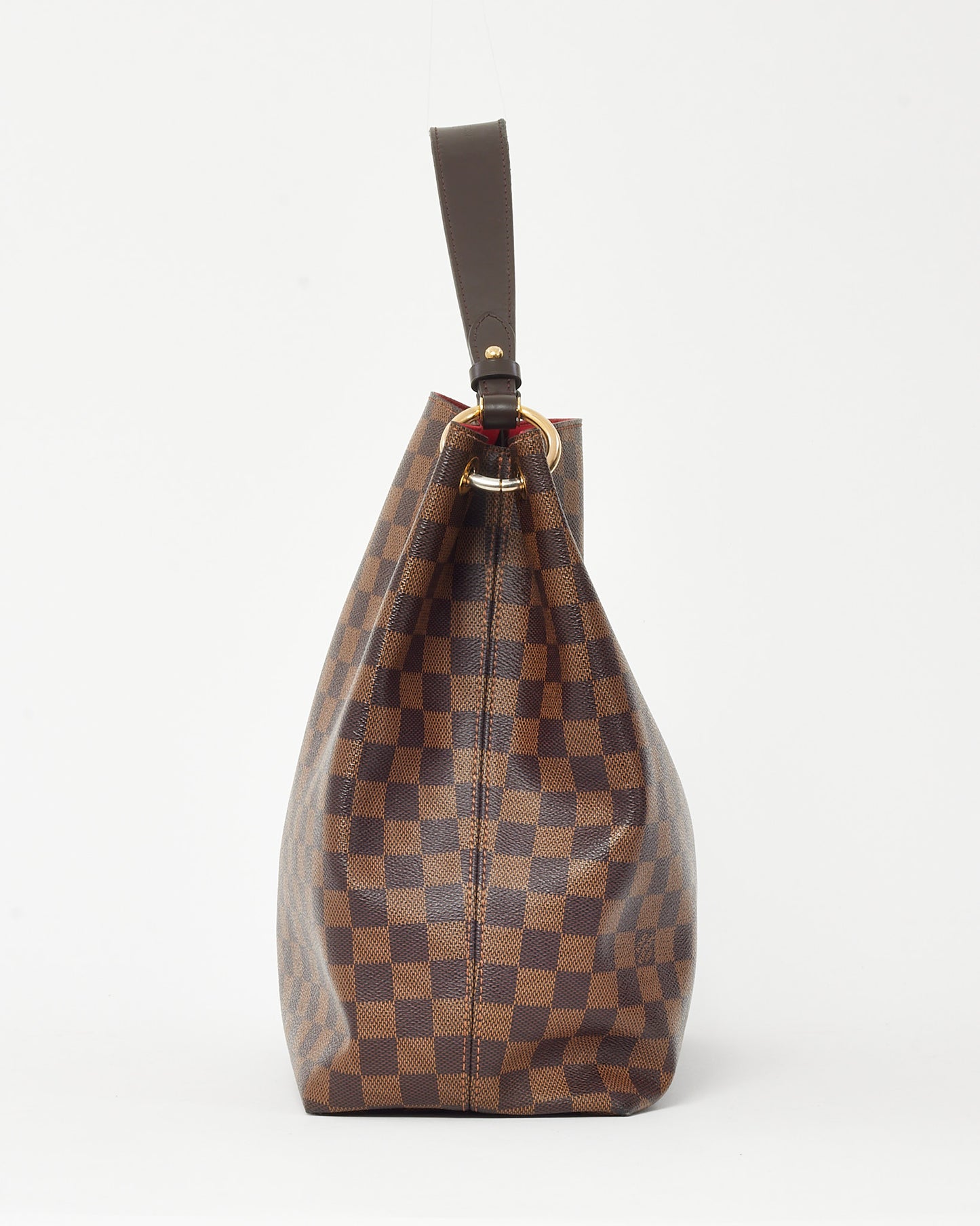 Louis Vuitton Damier Ebene Coated Canvas Graceful MM Hobo Shoulder Bag