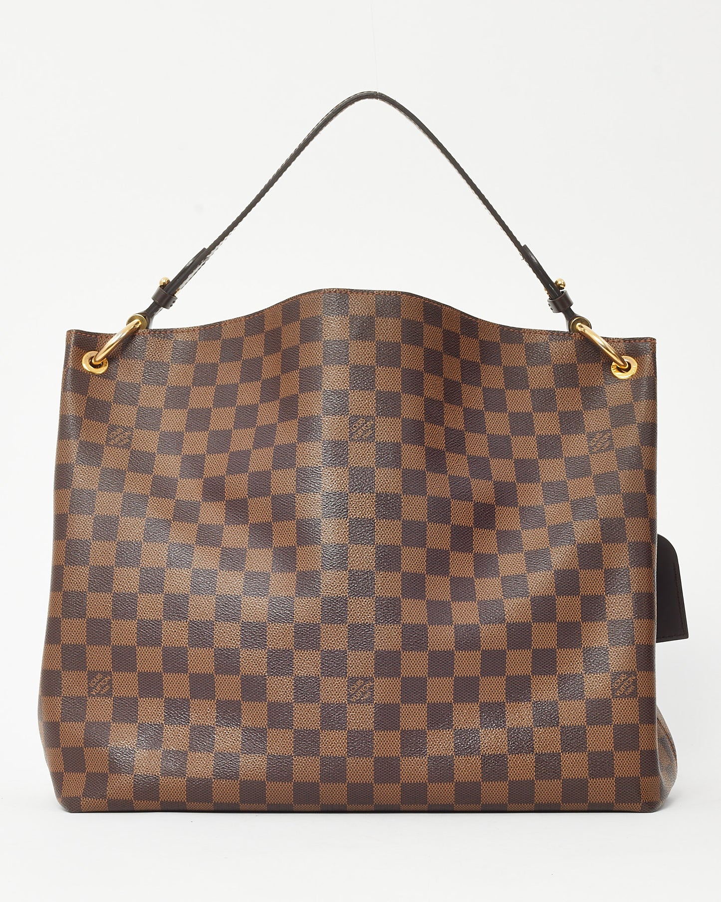 Louis Vuitton Damier Ebene Coated Canvas Graceful MM Hobo Shoulder Bag