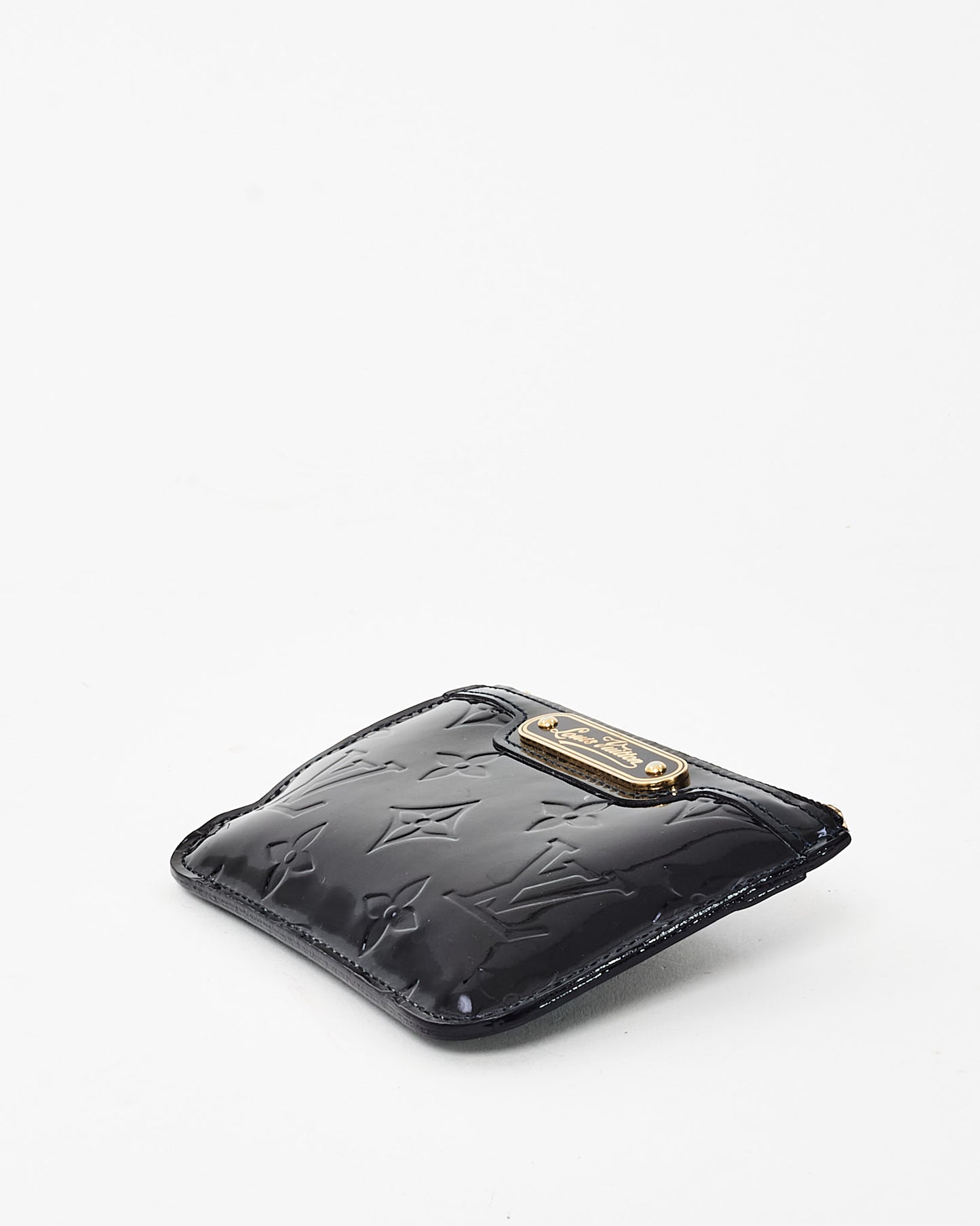 Louis Vuitton Dark Blue Nuit Monogram Vernis Pochette Cles Key Pouch