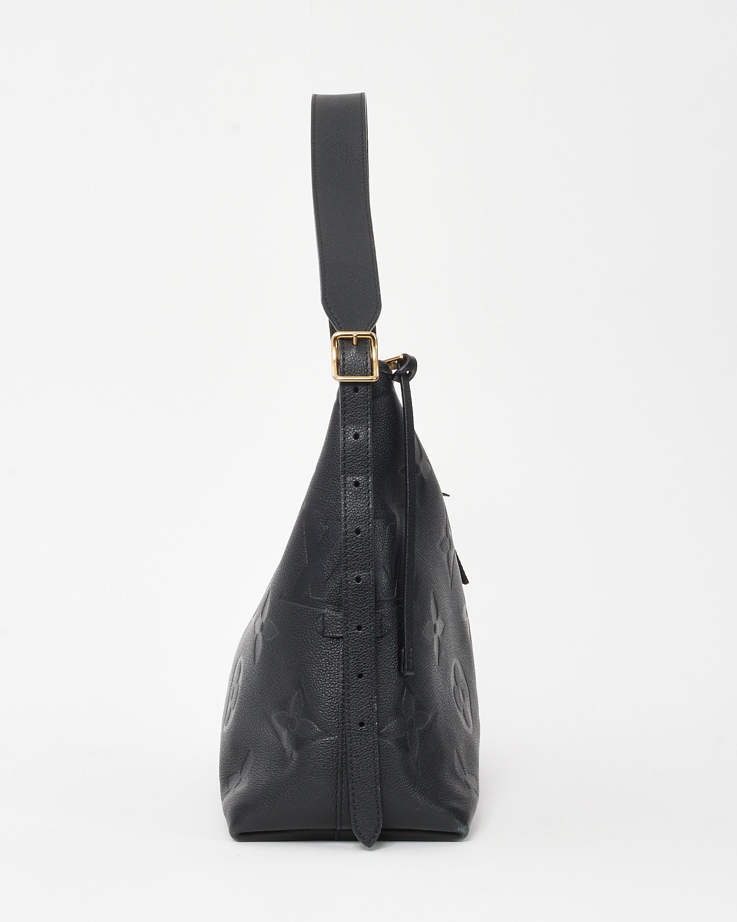 Louis Vuitton Black Monogram Empreinte Leather CarryAll MM Bag