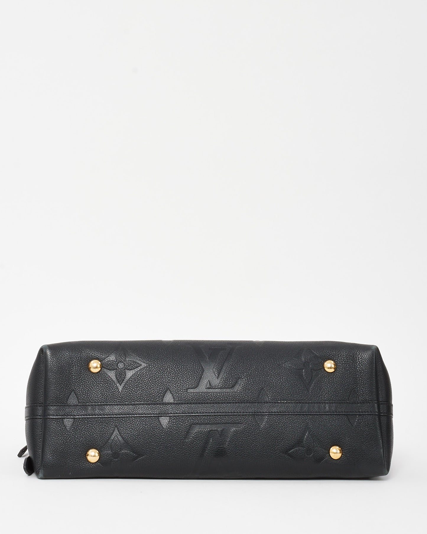 Louis Vuitton Black Monogram Empreinte Leather CarryAll MM Bag