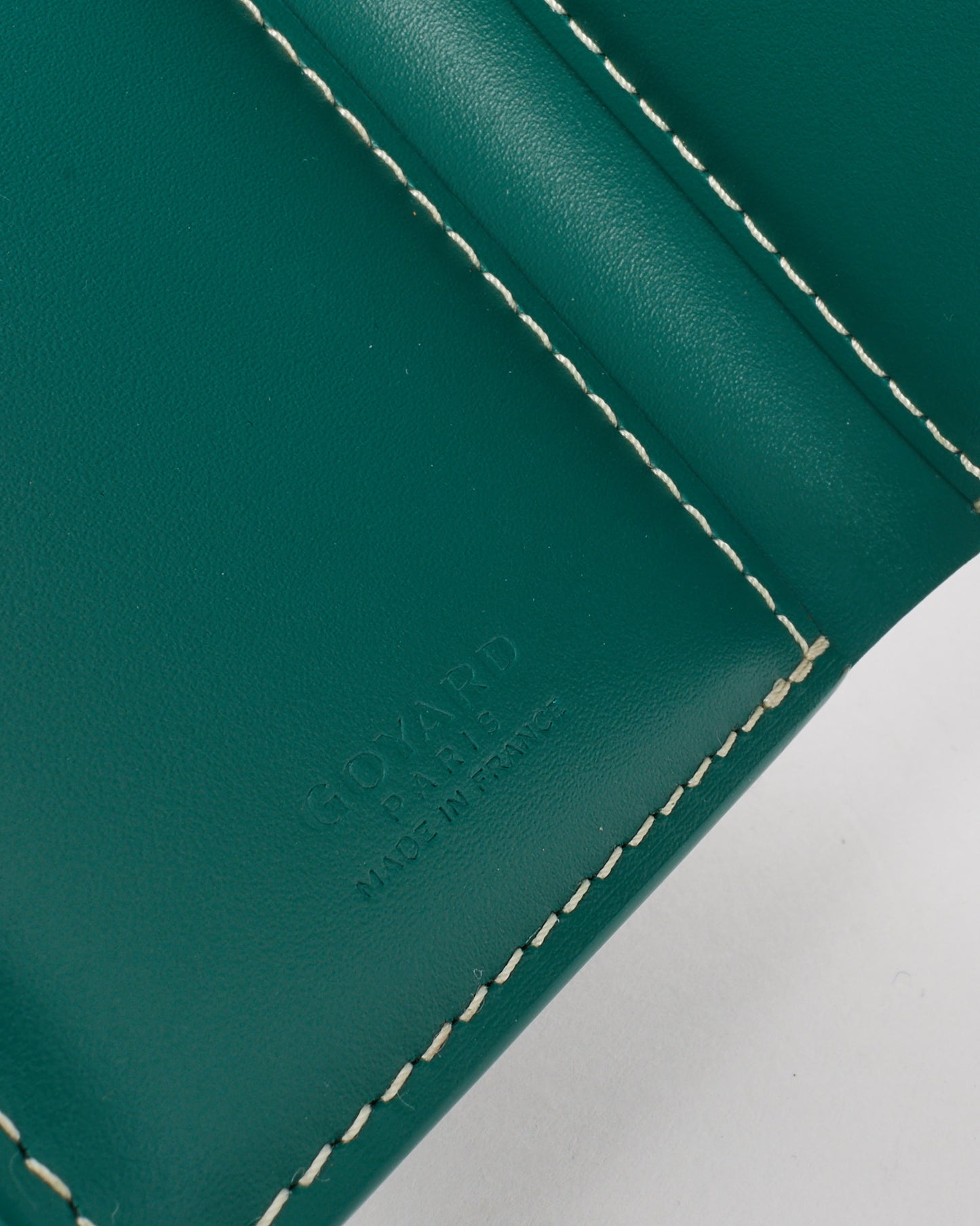 Goyard Green Goyardine Coated Canvas Saint Pierre Card Wallet