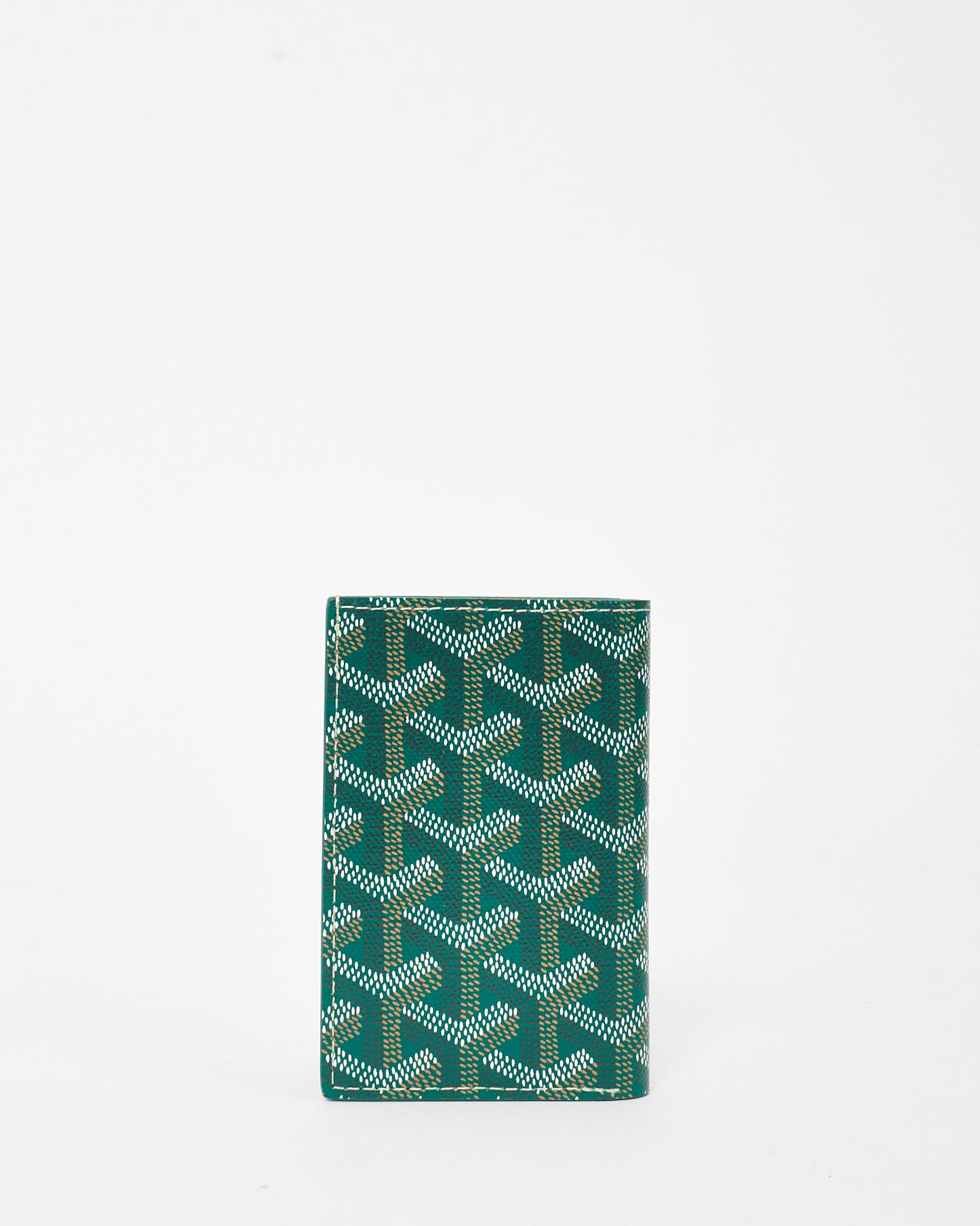 Goyard Green Goyardine Coated Canvas Saint Pierre Card Wallet