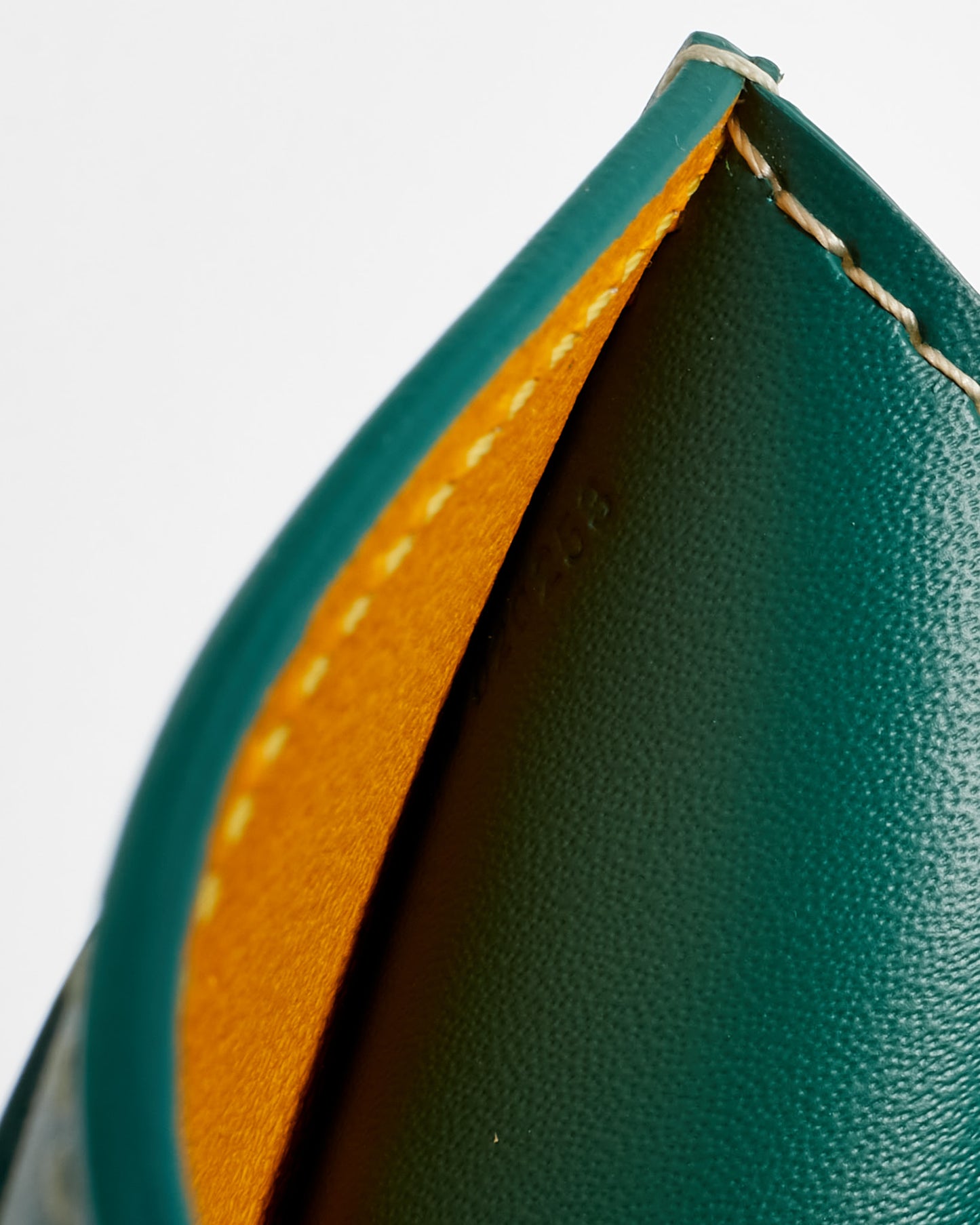 Goyard Green Goyardine Coated Canvas Saint Pierre Card Wallet