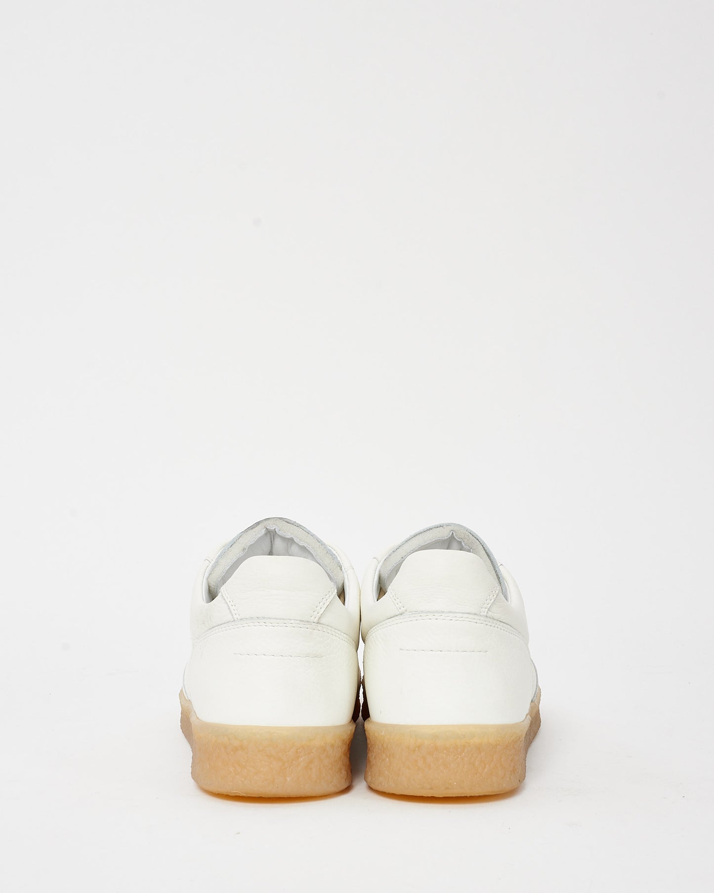 MM6 Maison Margiela White Leather Panelled Sneakers - 39