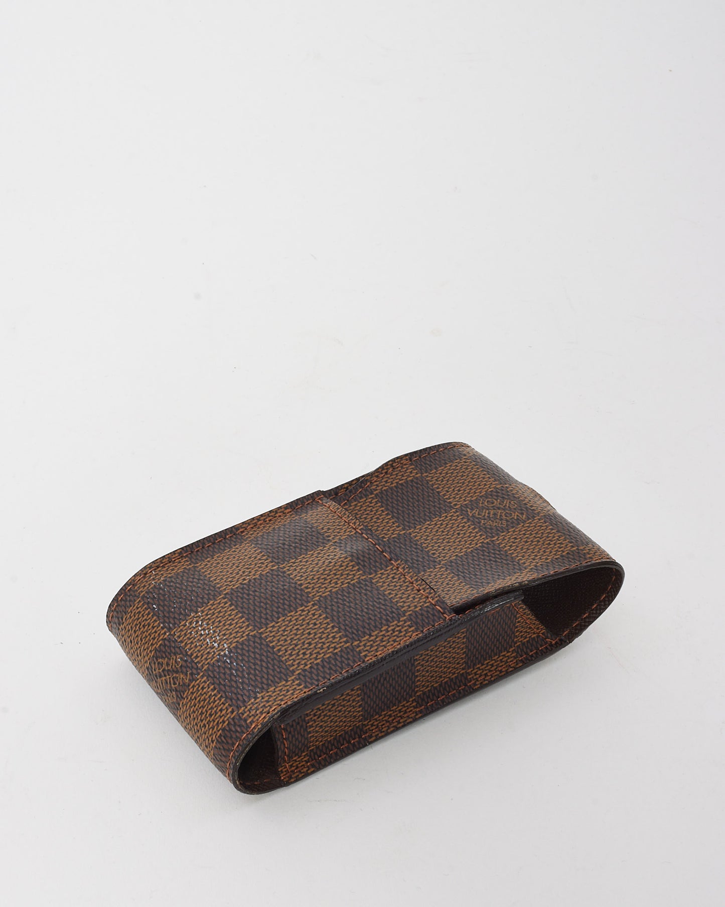 Louis Vuitton Damier Ebene Coated Canvas Etui Cigarette Case Pouch