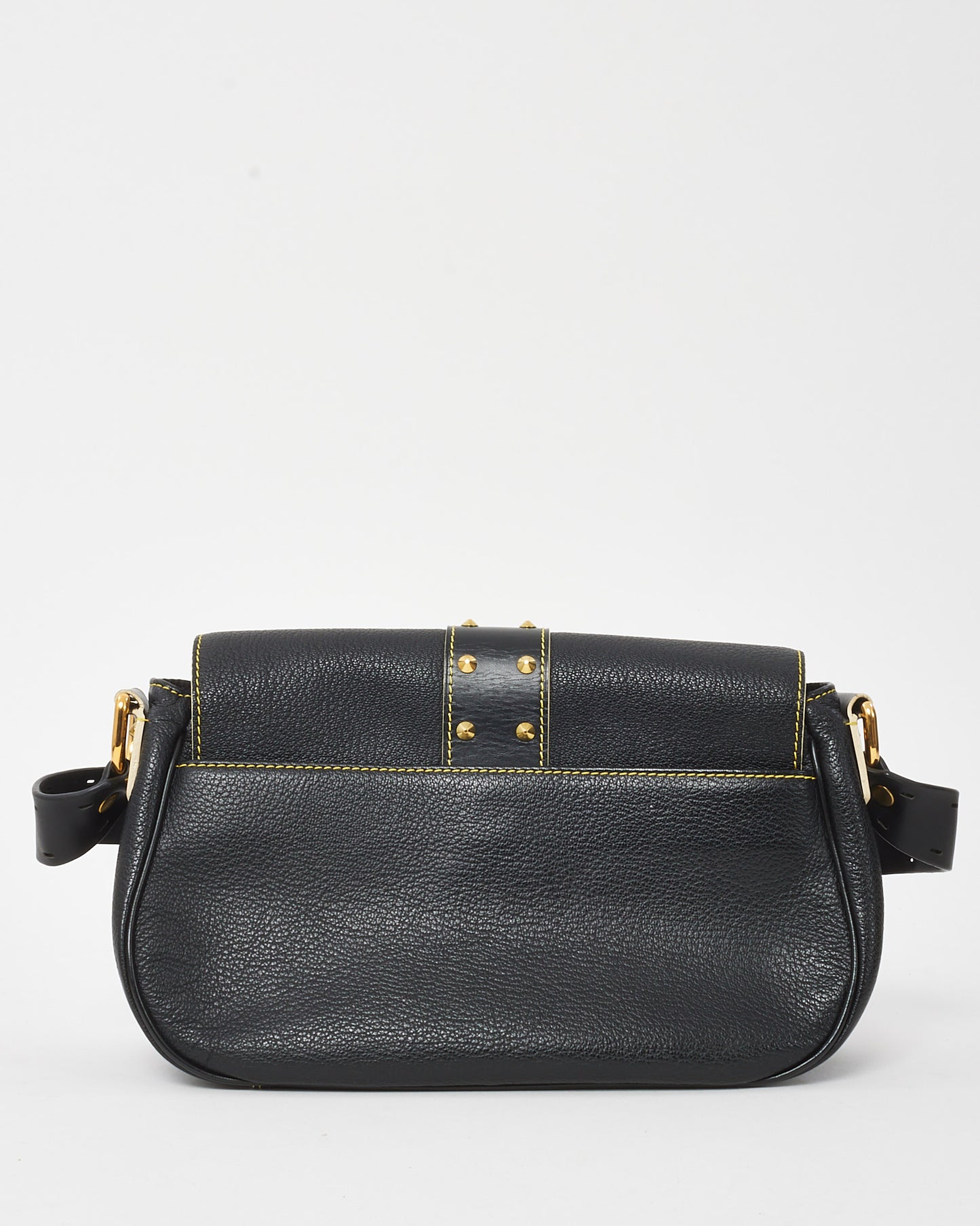 Louis Vuitton Black Suhali Leather Le Confident Shoulder Bag