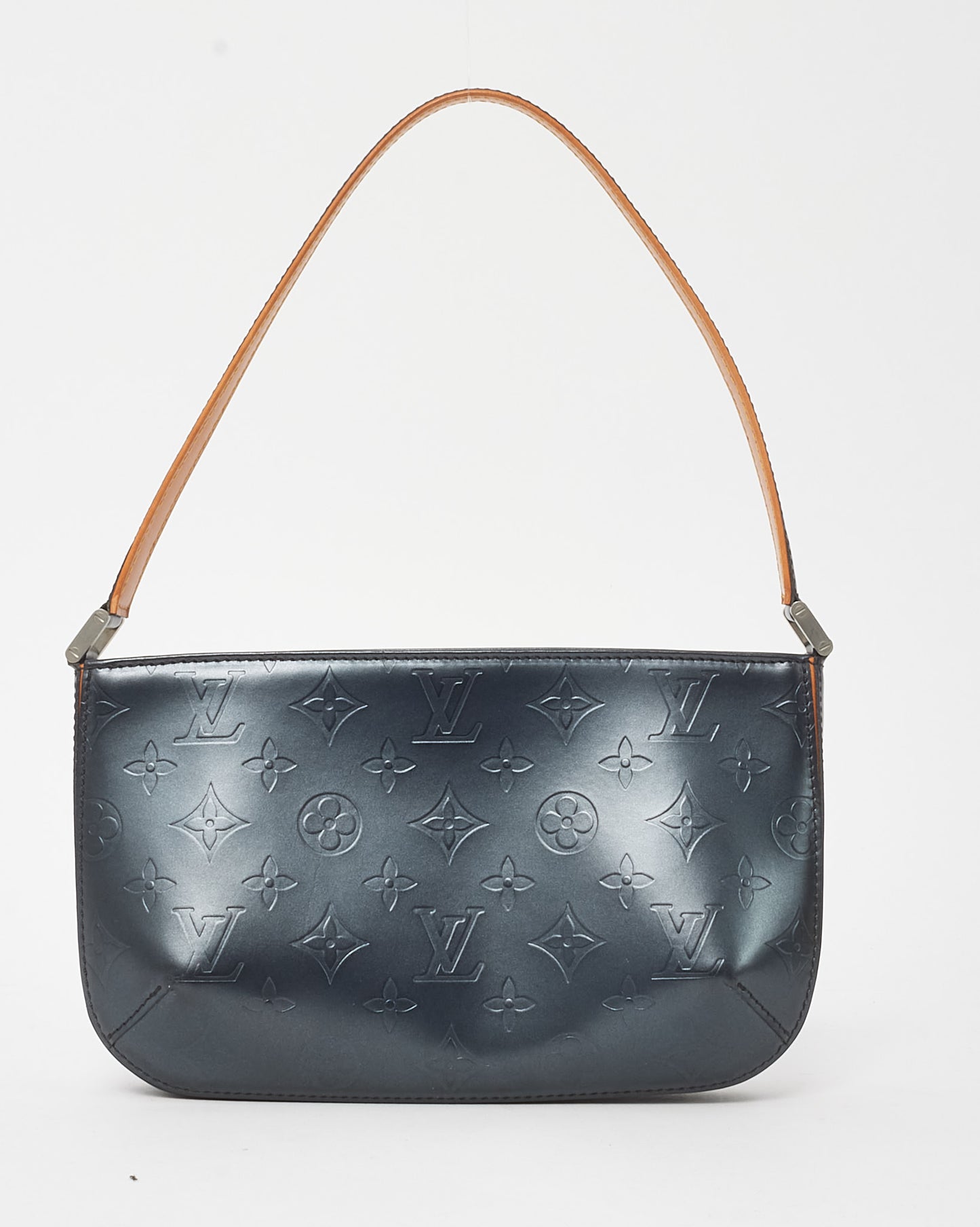 Louis Vuitton Blue Mat Monogram Fowler Pochette Accessoires Shoulder Bag