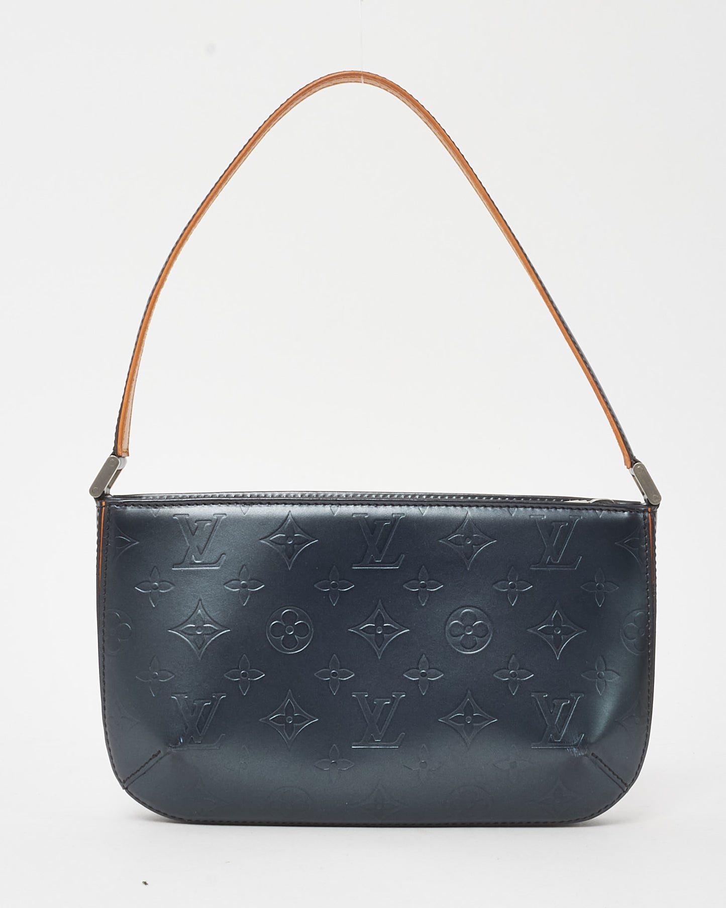 Louis Vuitton Blue Mat Monogram Fowler Pochette Accessoires Shoulder Bag