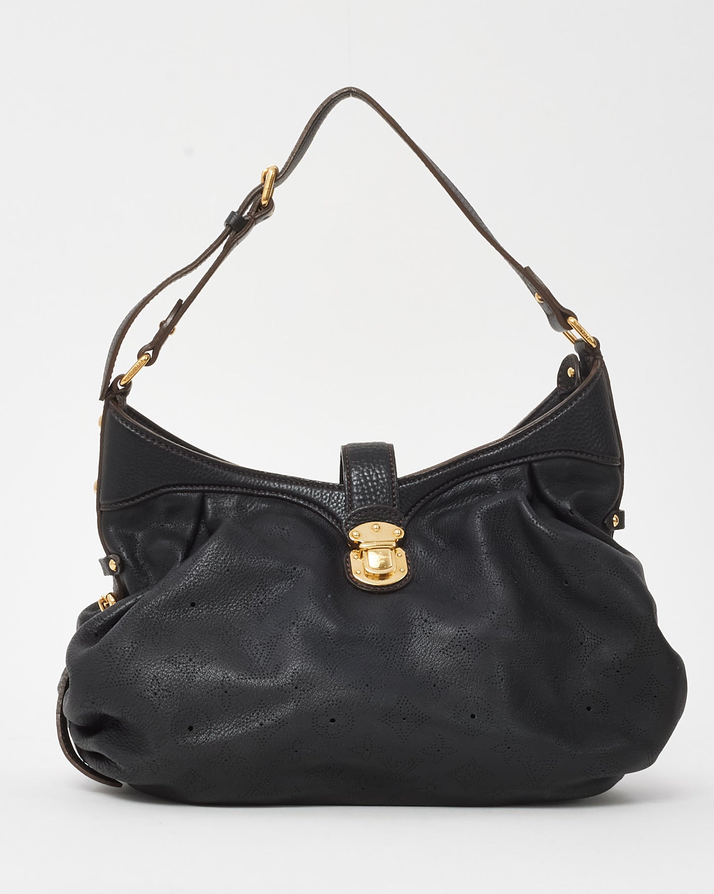 Louis Vuitton Black Monogram Mahina XS Shoulder Bag