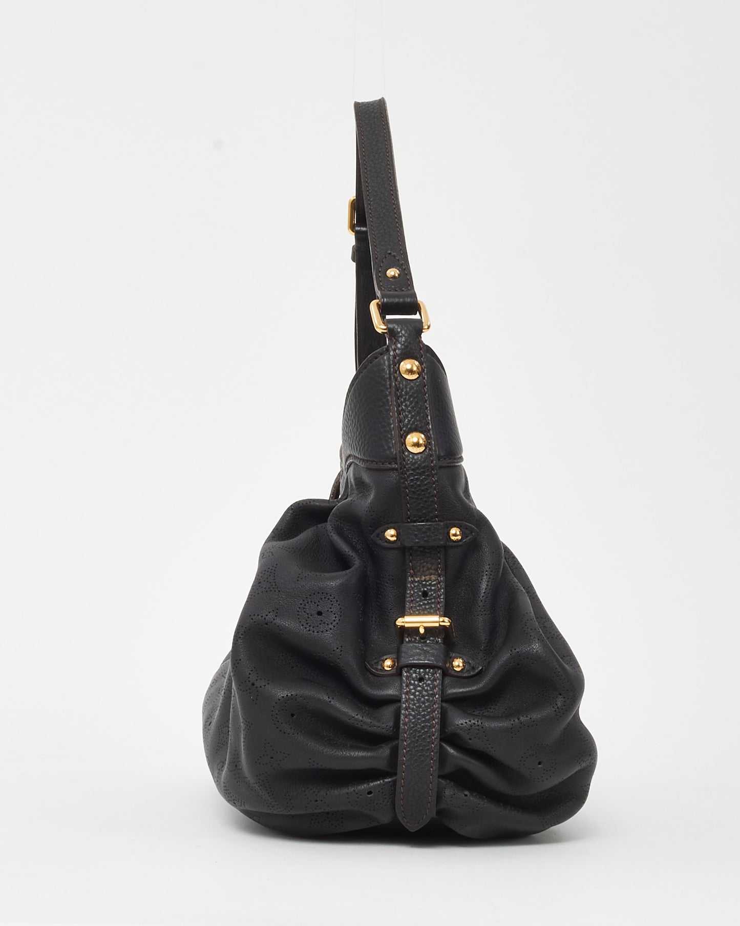 Louis Vuitton Black Monogram Mahina XS Shoulder Bag