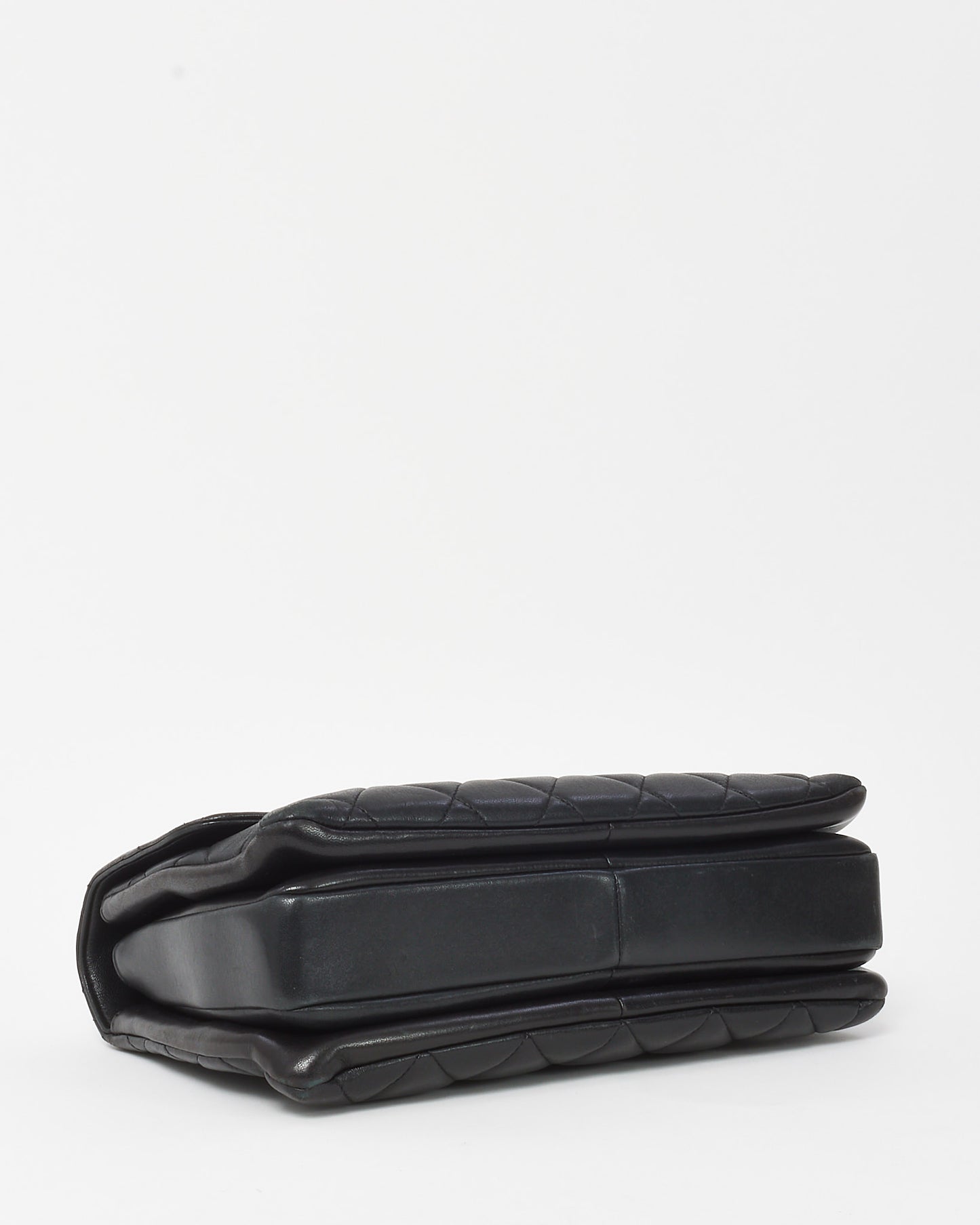 Chanel Black Quilted Lambskin Leather Medium Trendy CC Flap Top Handle Bag