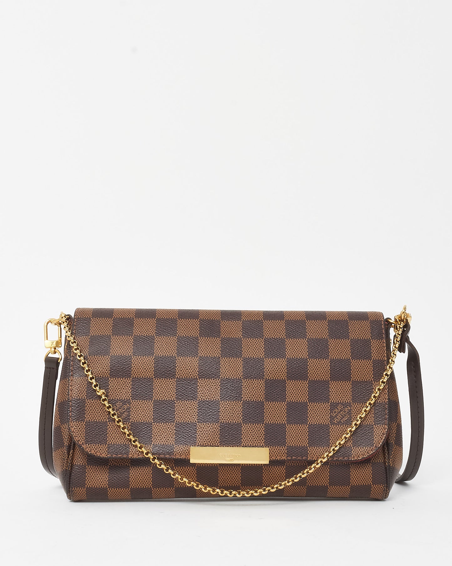 Louis Vuitton Damier Ebene Coated Canvas Favorite MM Crossbody Bag