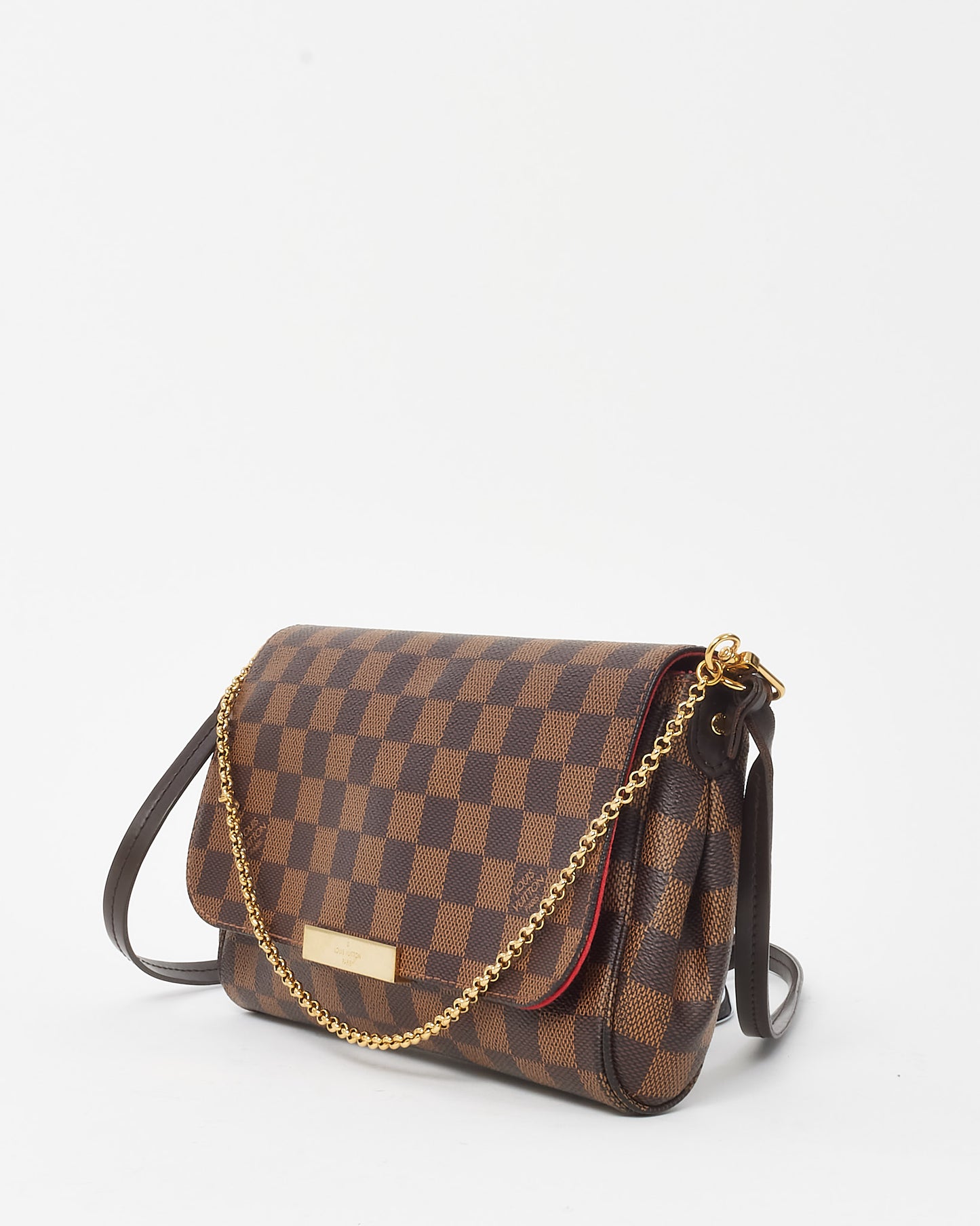 Louis Vuitton Damier Ebene Coated Canvas Favorite MM Crossbody Bag