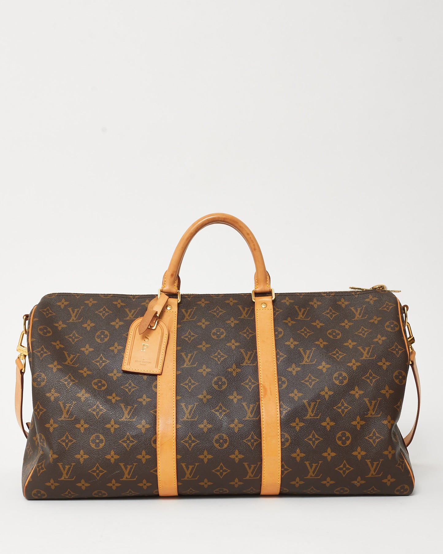 Louis Vuitton Monogram Canvas Keepall Bandoulière 50 Bag