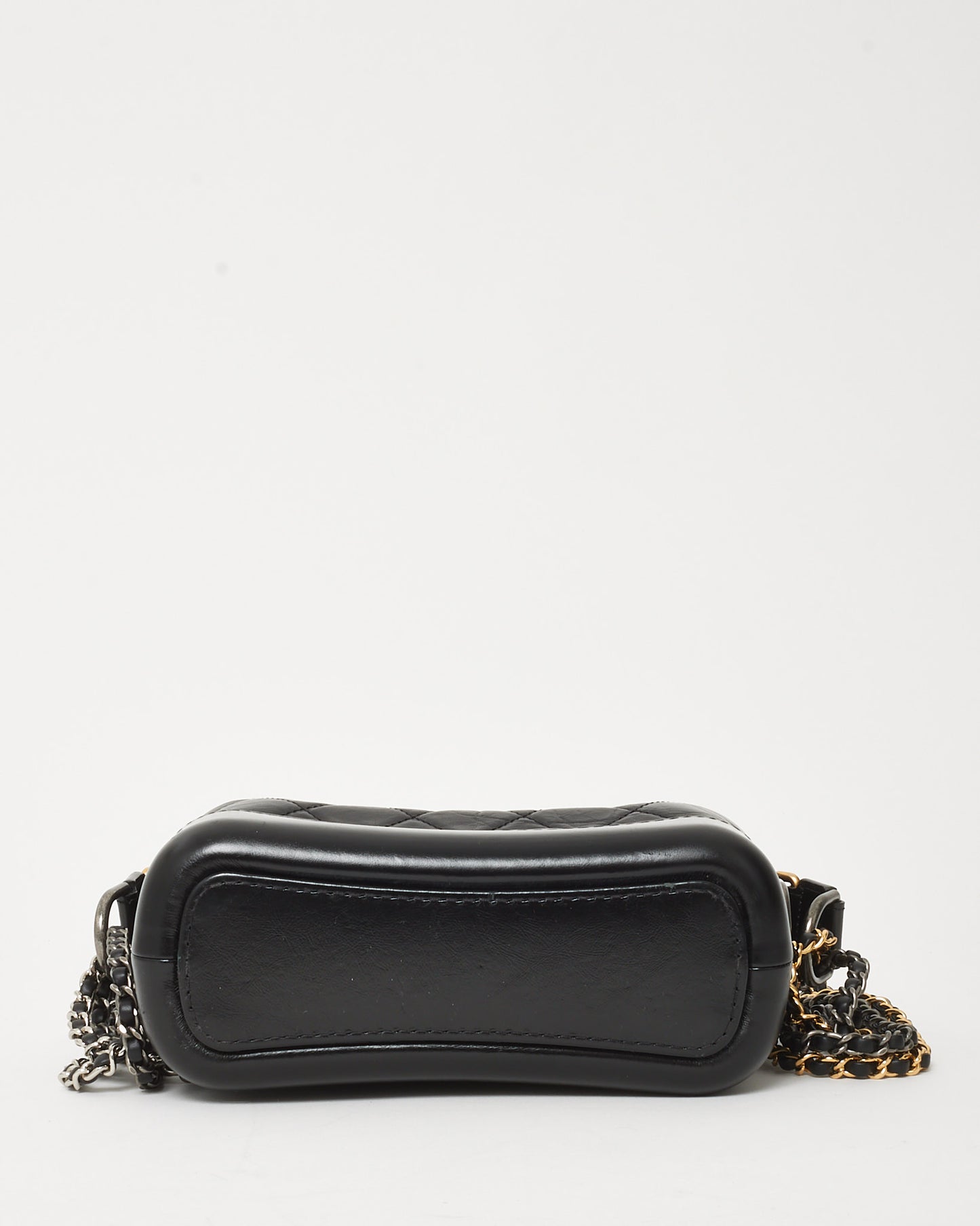 Chanel Black Quilted Leather Small Gabrielle Hobo Crossbody Bag