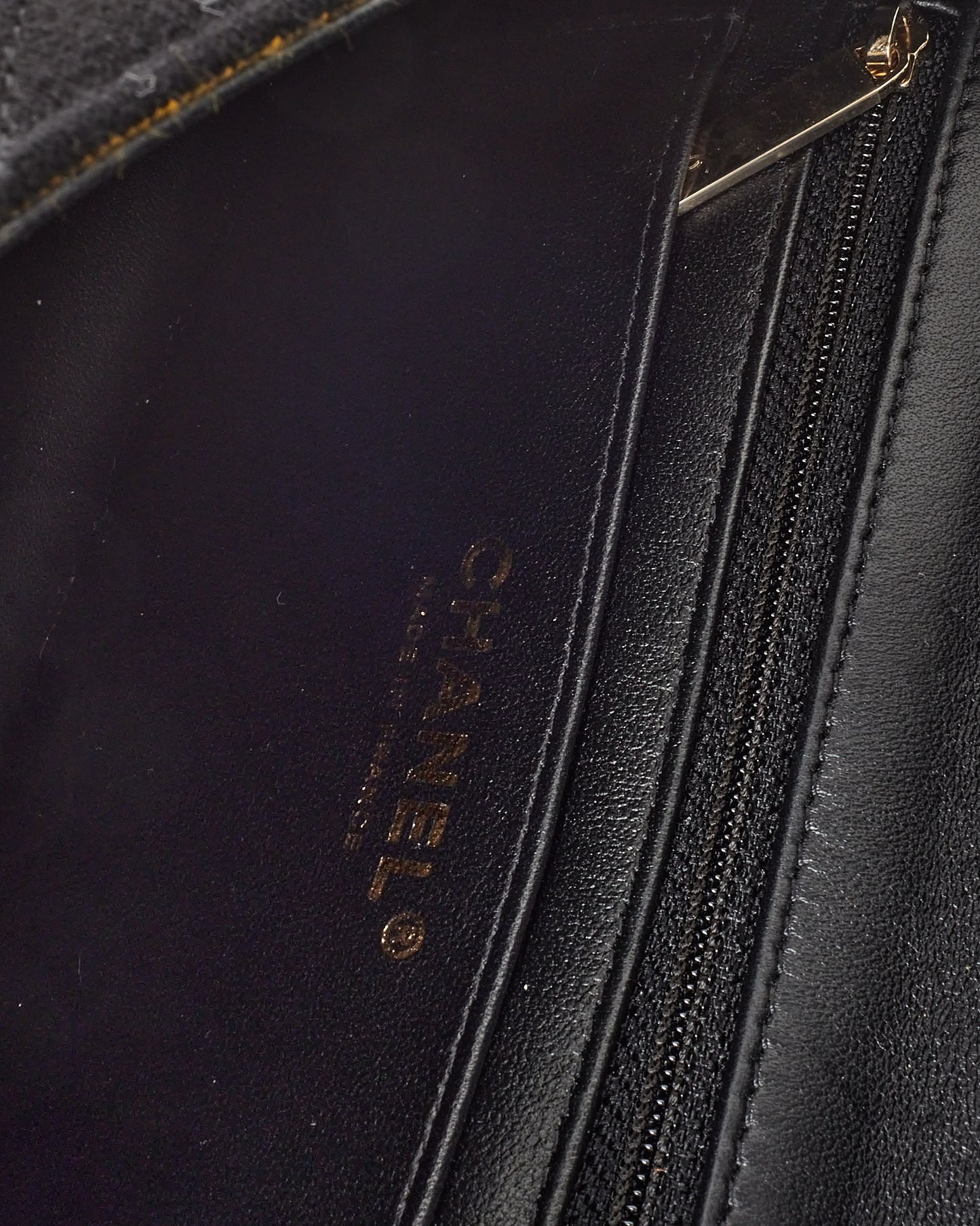 Chanel Black Jersey Multi Logo Métiers d’Art 22 Mini Flap Bag