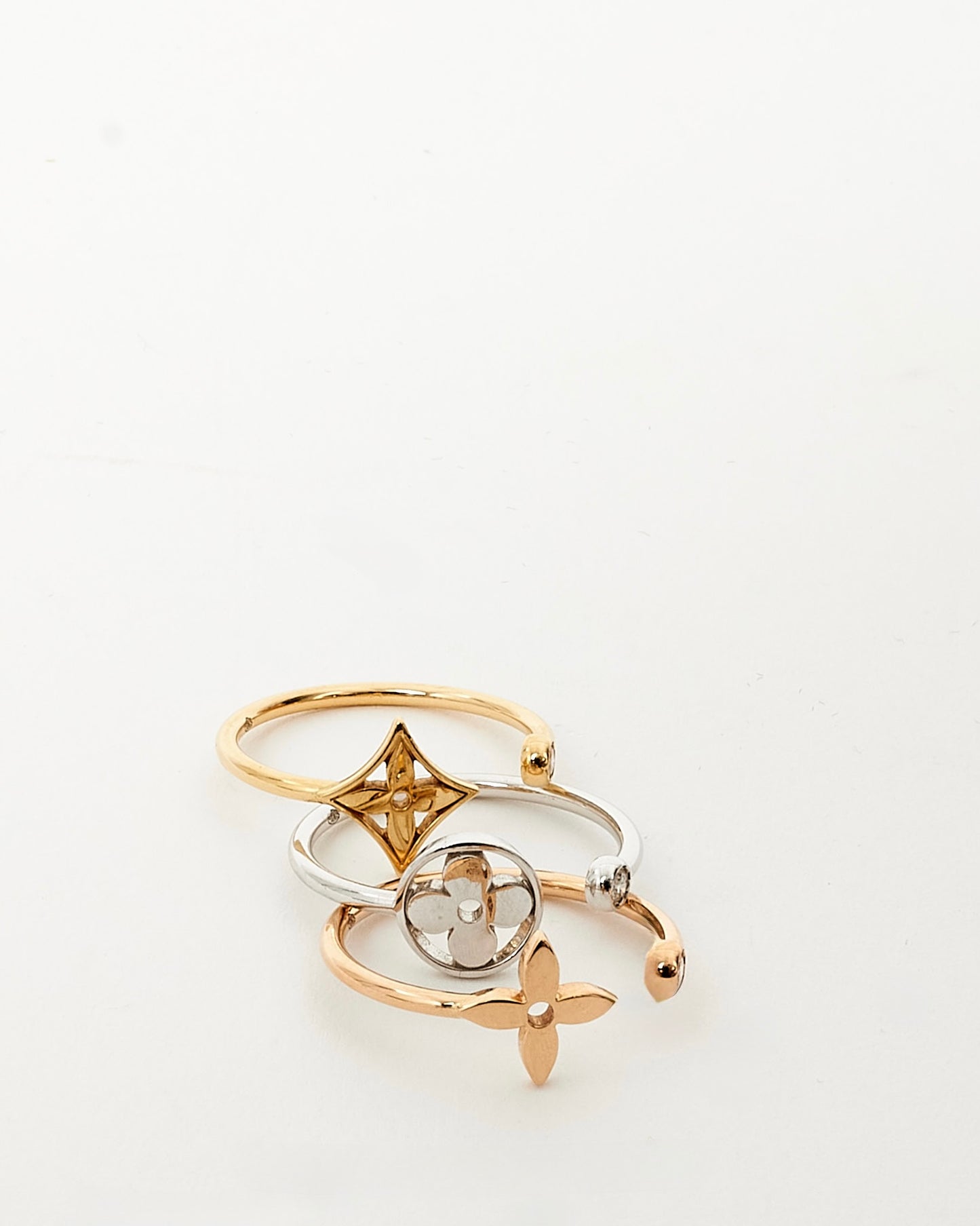 Buy Louis Vuitton Rose/Yellow/White Golds and Diamond Idylle