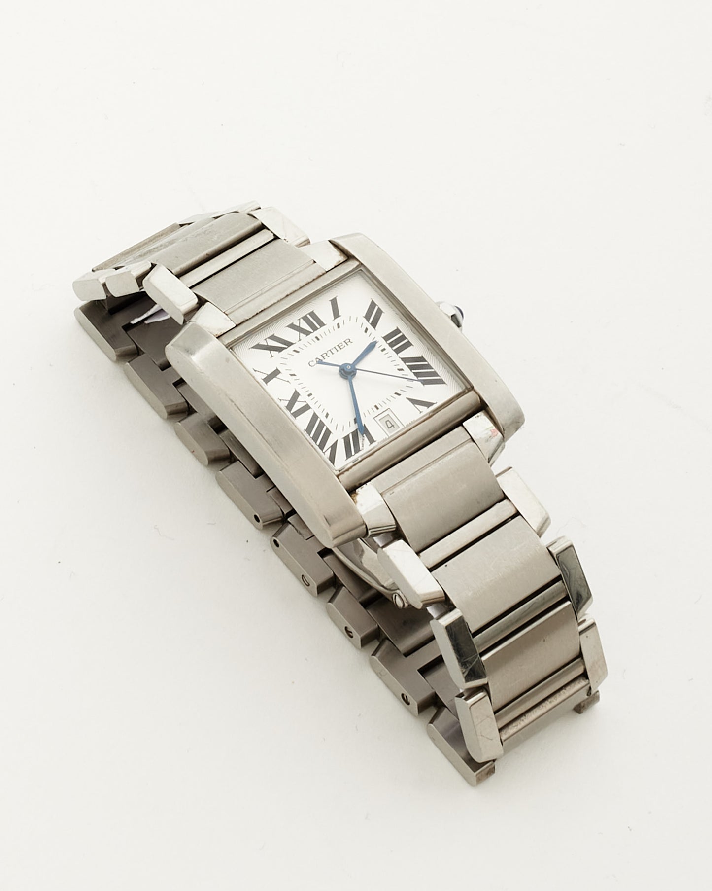 Cartier Stainless Steel Medium Tank Française Watch