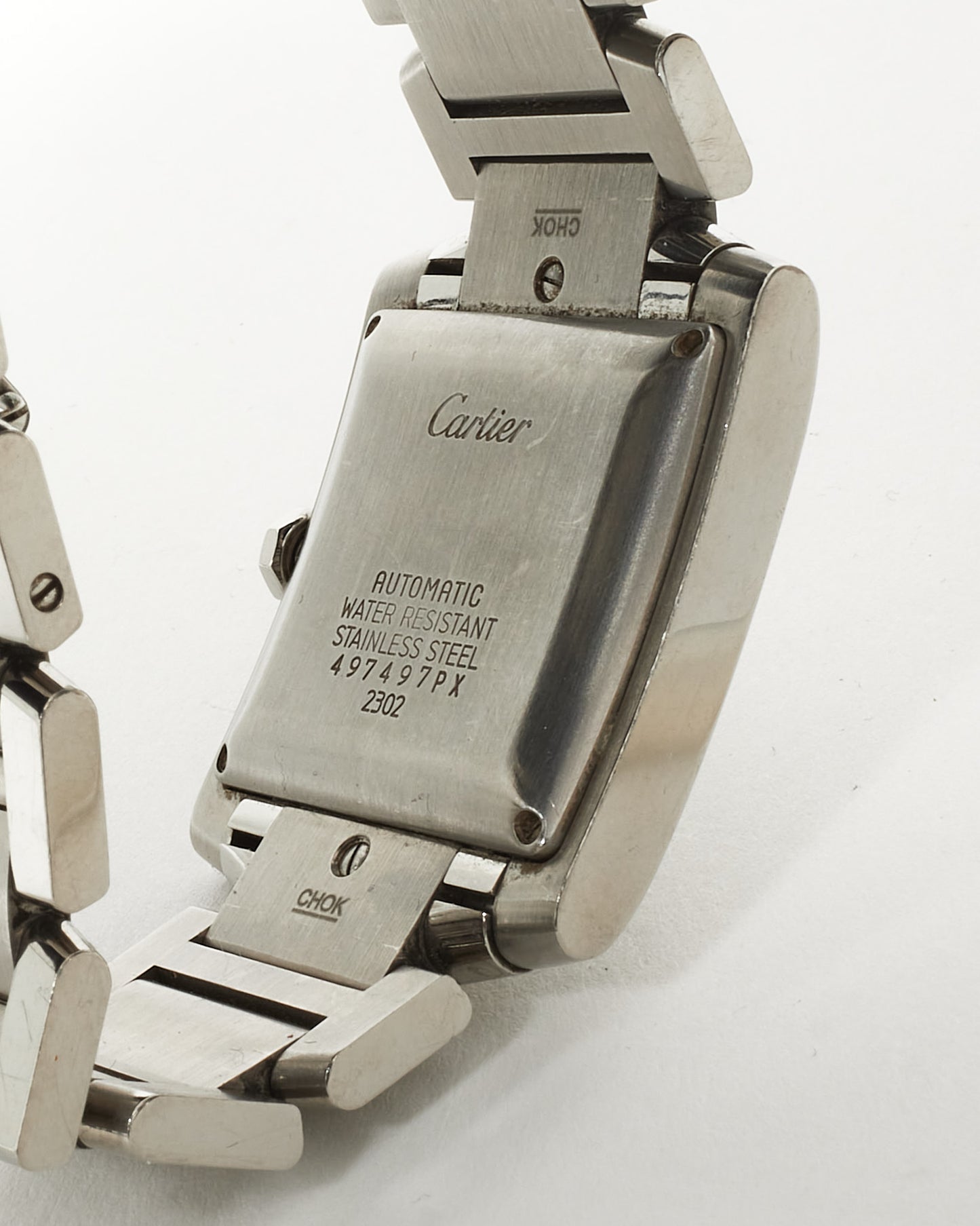 Cartier Stainless Steel Medium Tank Française Watch