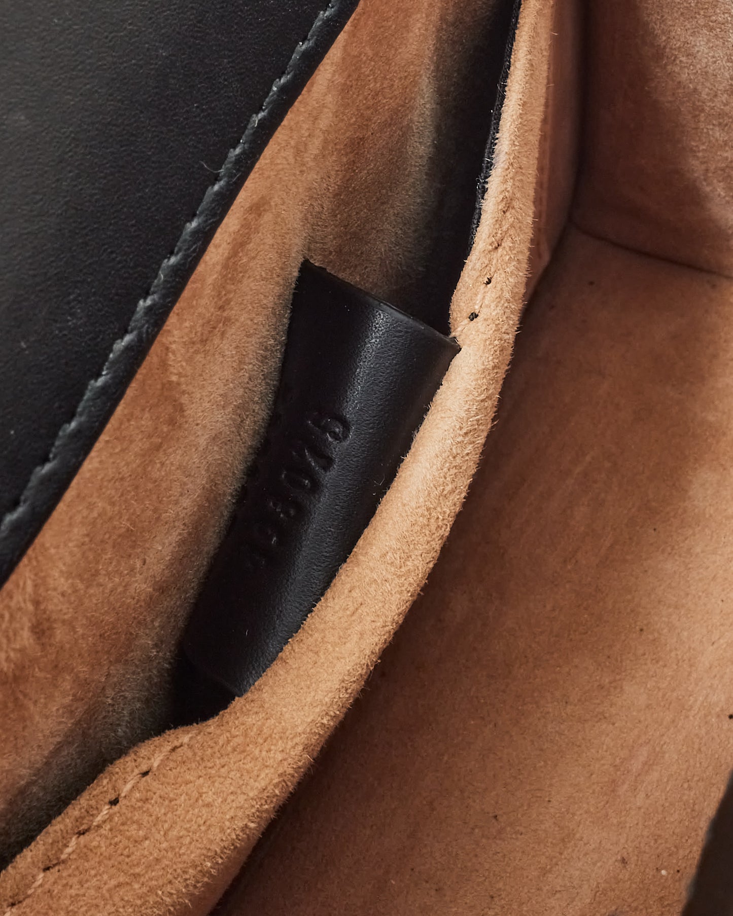 Gucci Black Calfskin Leather Mini Sylvie Chain Shoulder Bag