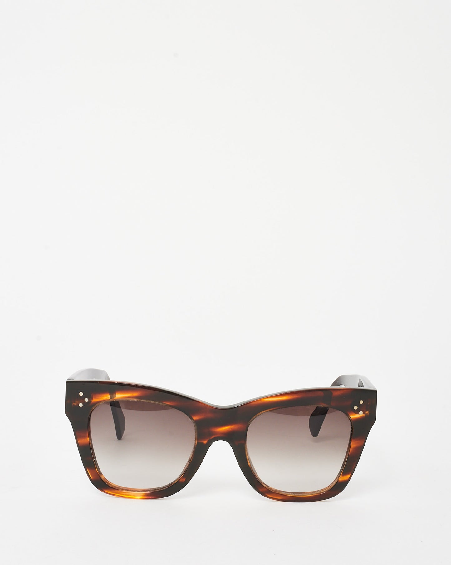 Celine Brown Tortoise CL40041N Square Geometric Sunglasses