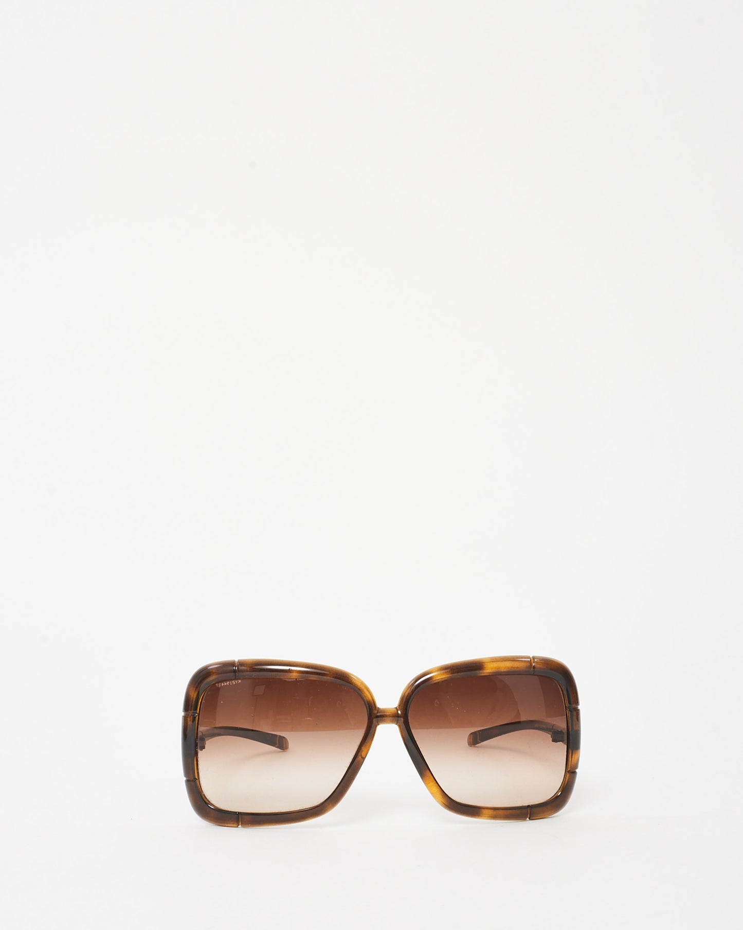 Burberry Brown Acetate Round Oversize B4001 Sunglasses