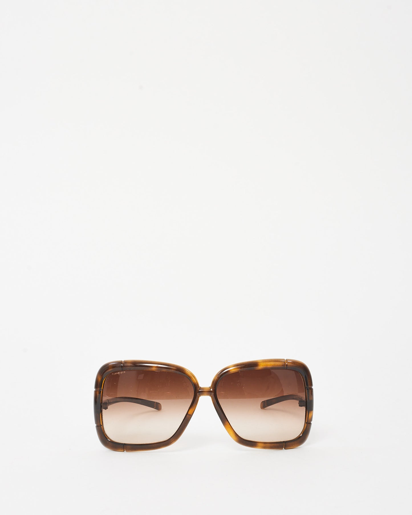 Burberry Brown Acetate Round Oversize B4001 Sunglasses
