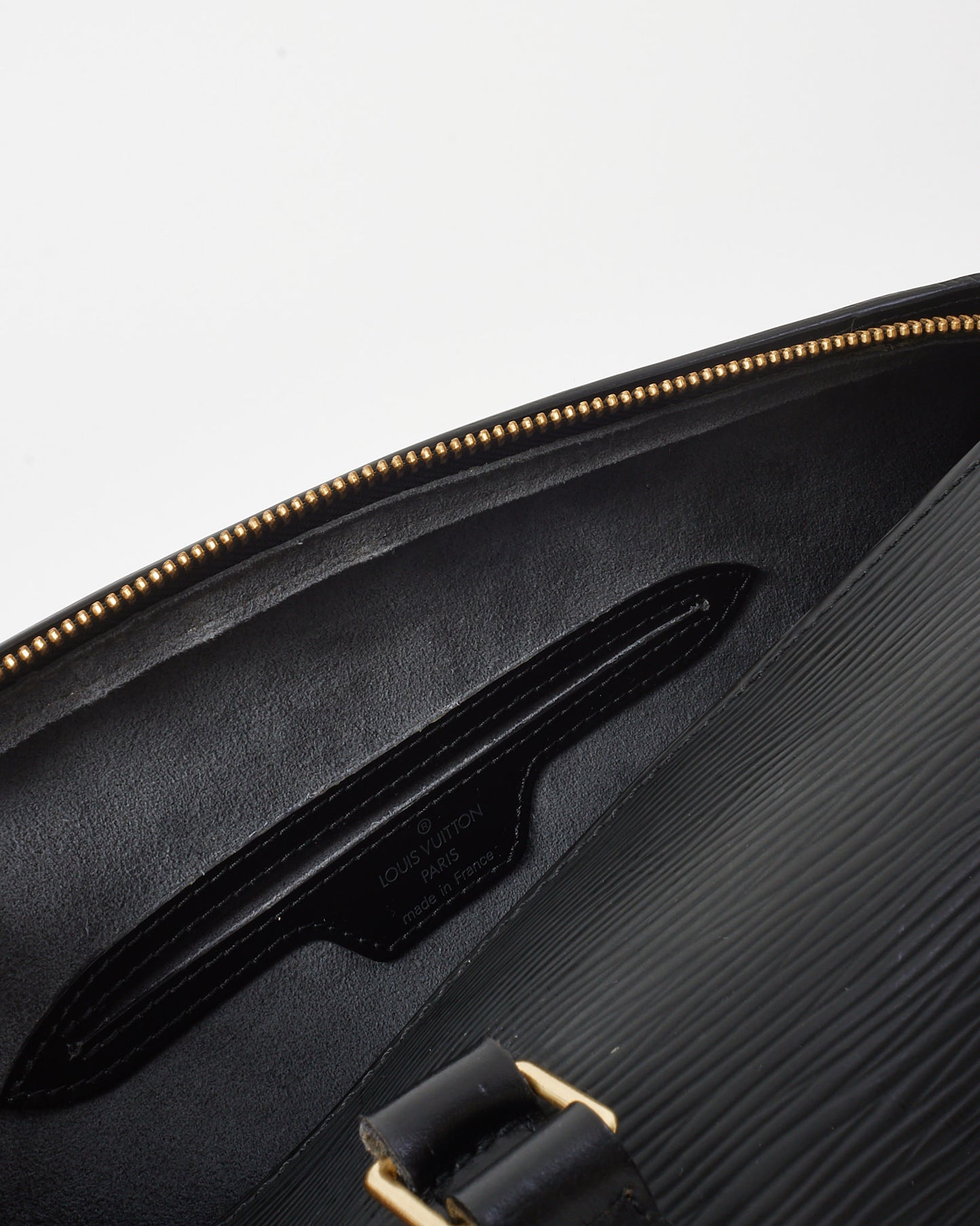 Louis Vuitton Black Soufflot Epi Leather Papillon 30 Bag