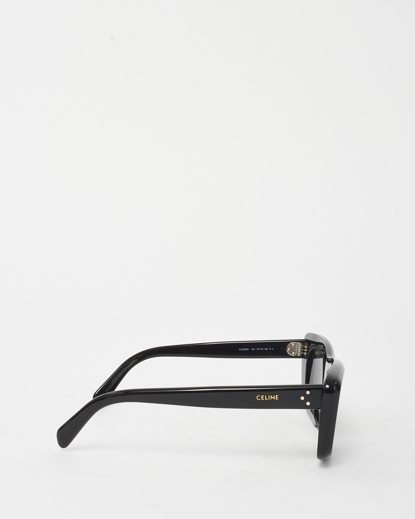 Celine Black CL402591 Rectangular Sunglasses