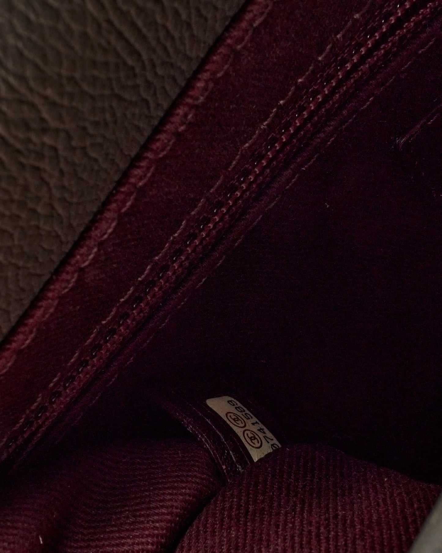 Chanel Grey Quilted Calfskin Leather Mini French Riviera Flap Bag SHW